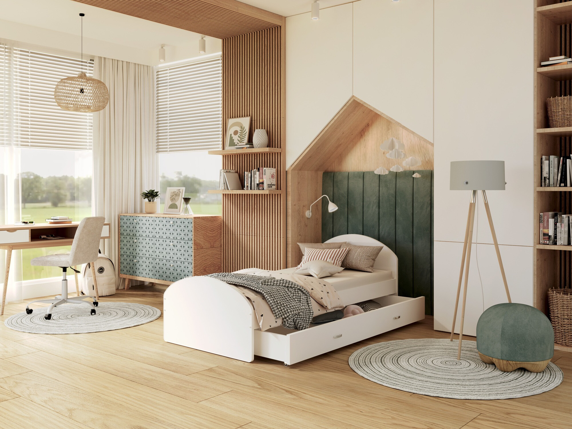 Bed Aurora 177 (Wit)