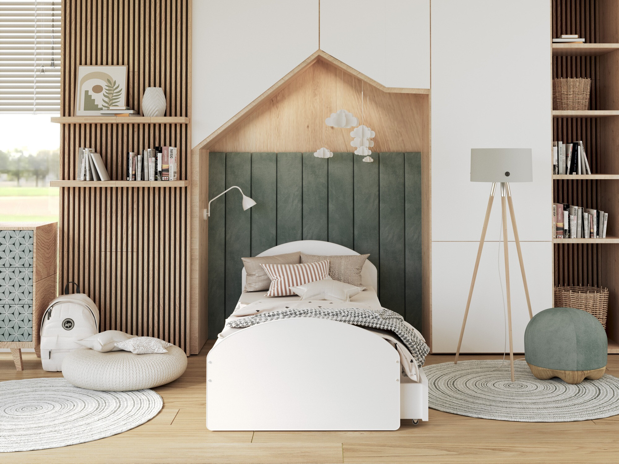 Bed Aurora 177 (Wit)