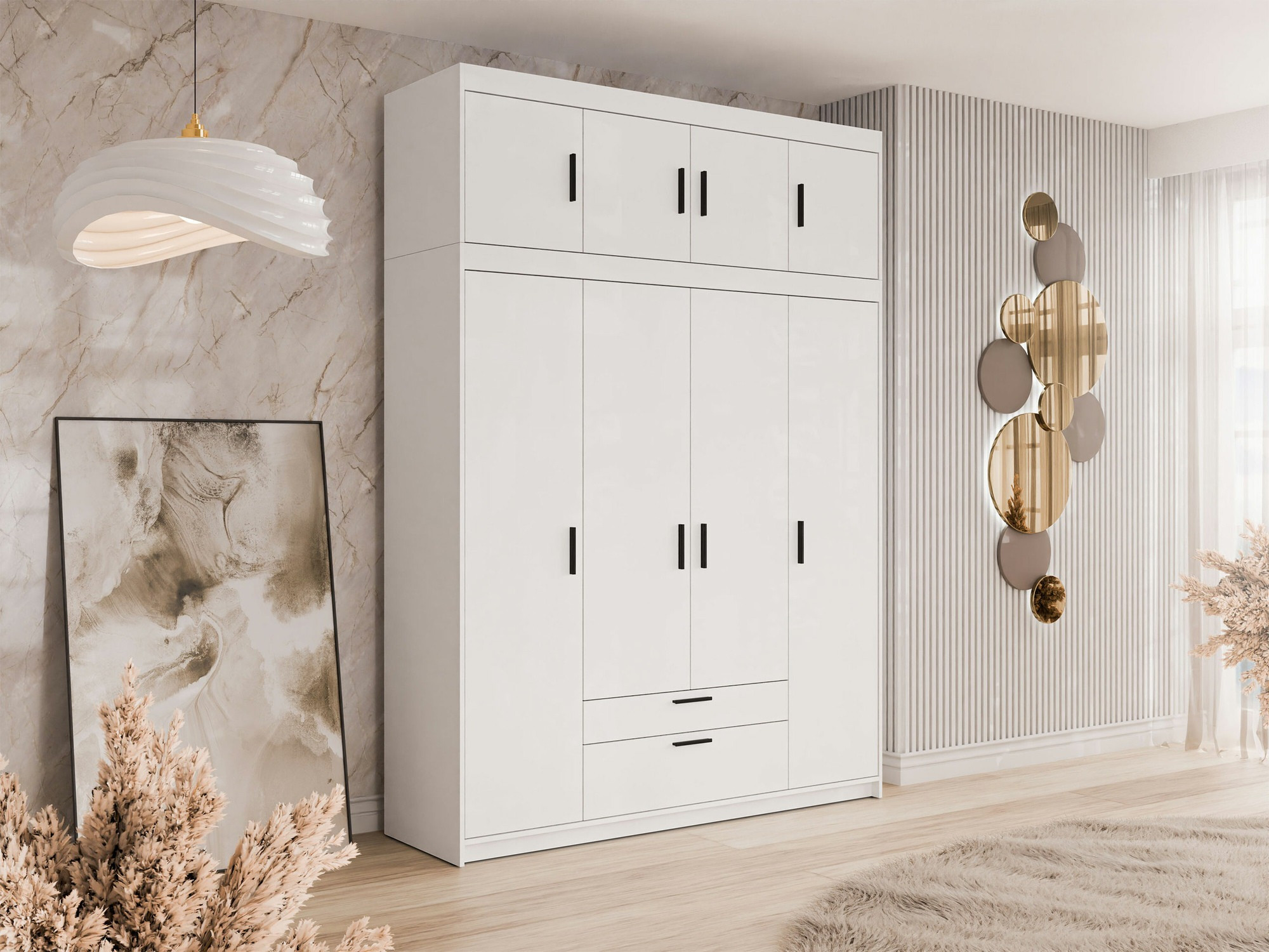 Kledingkast Novduni 106 (Wit)