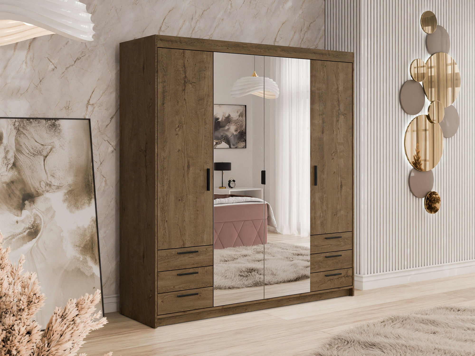 Kledingkast Novduni 115 (Lefkas eik)