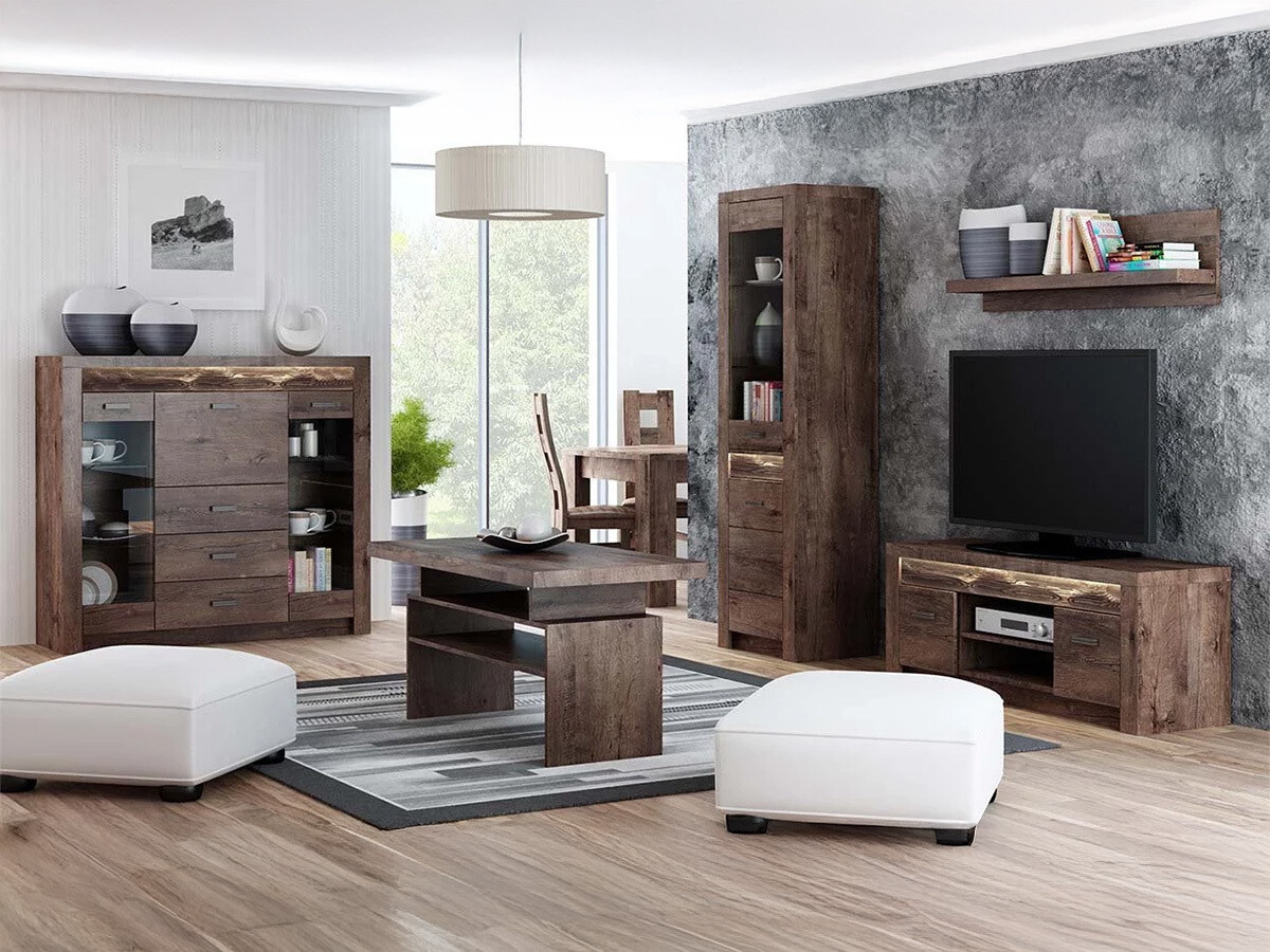 Ladekast Serfeno 105 (Donker essen)