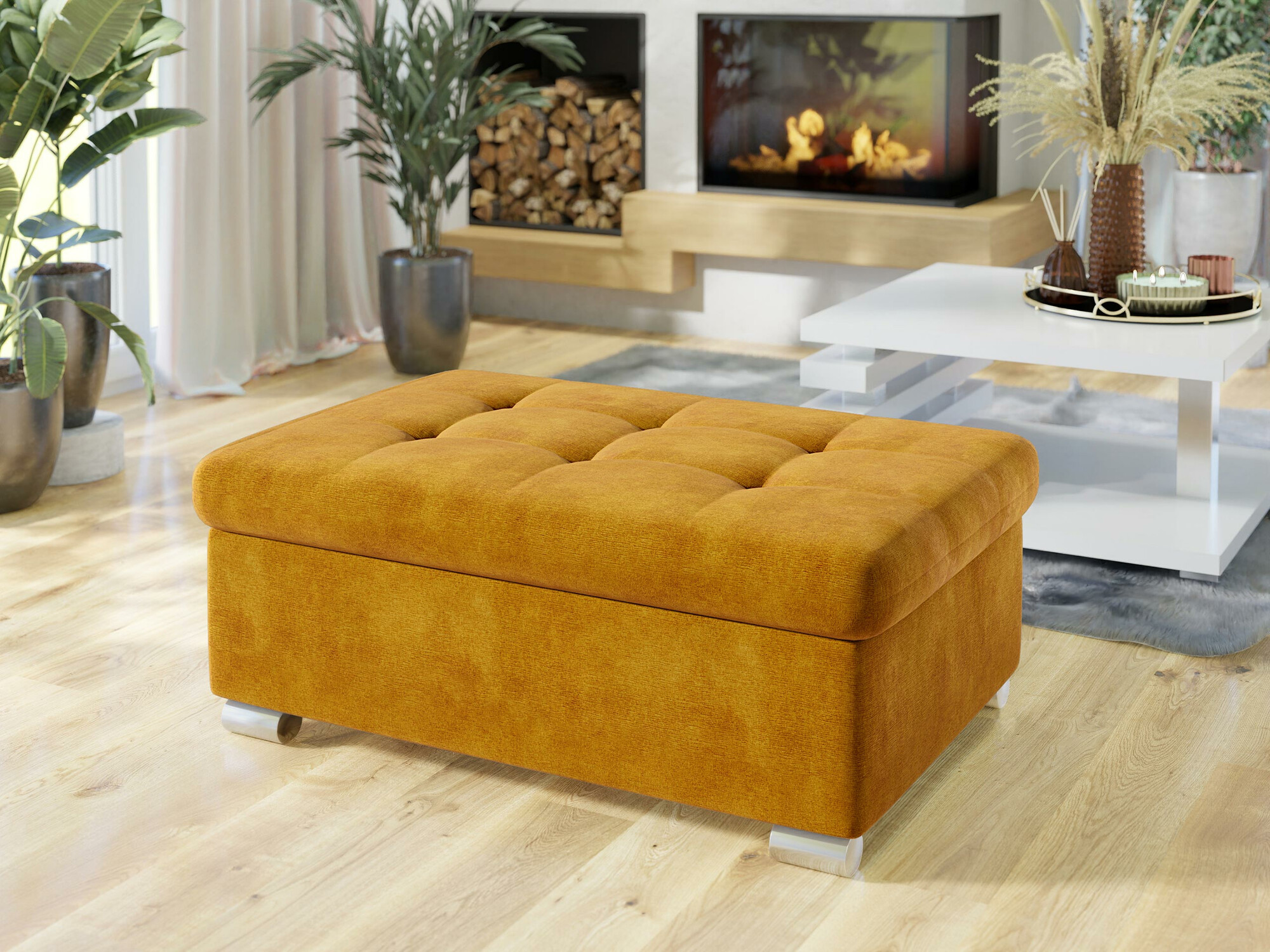 Gestoffeerde hocker Comfivo 118 (Wave 05)