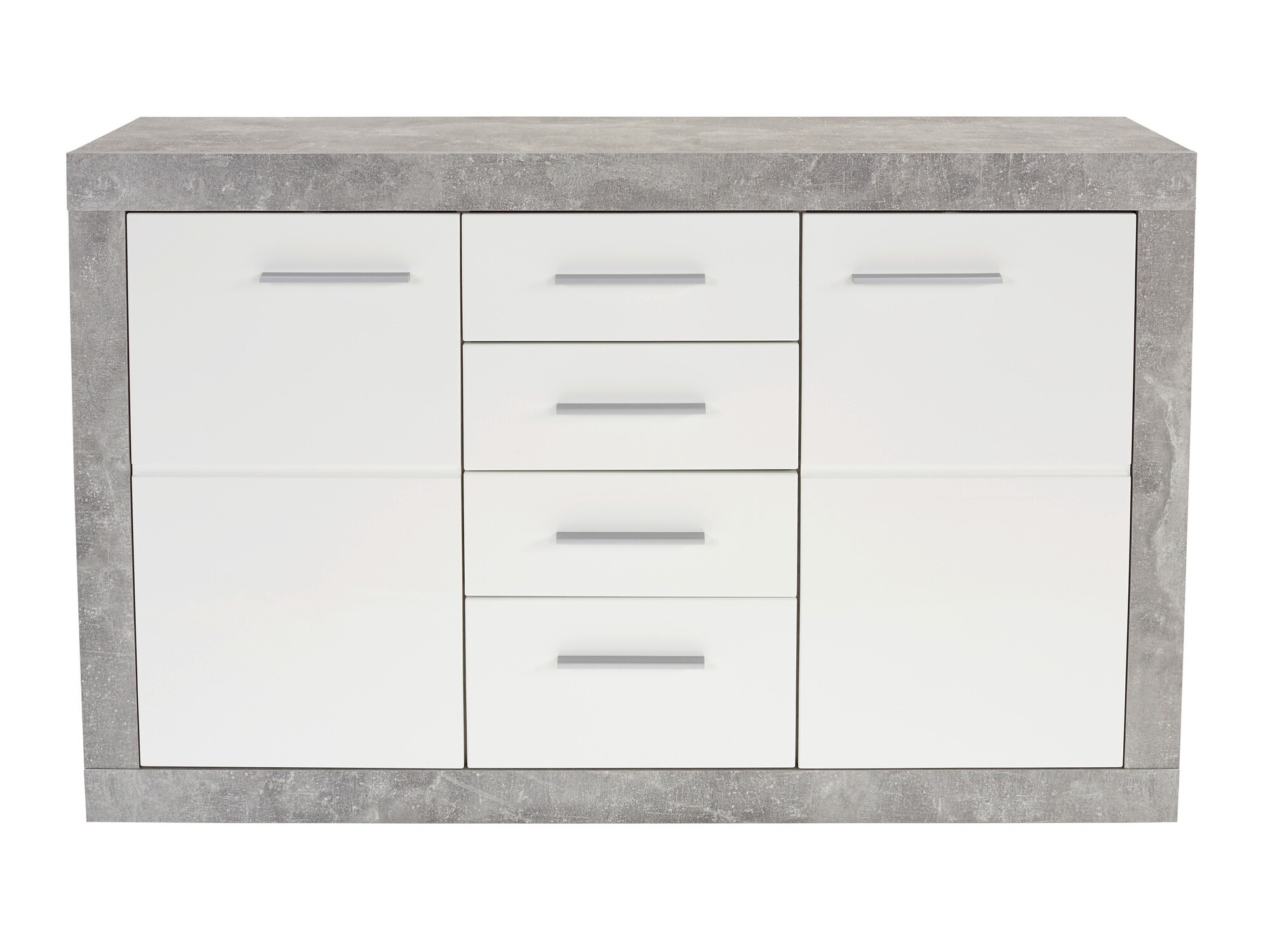 Ladekast Romfera 100 (Wit + Grijs)