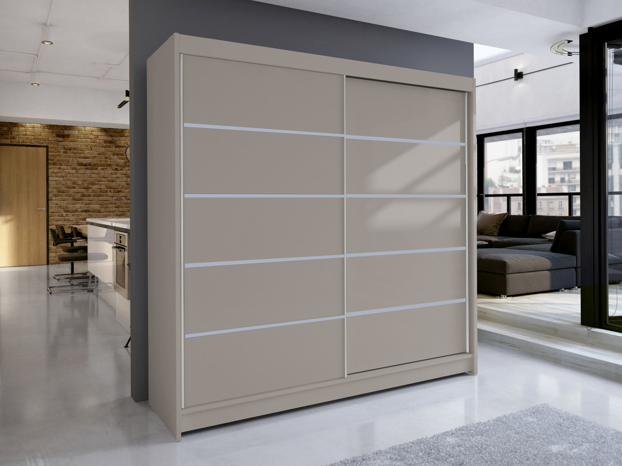 Kledingkast Closico 153 (Kasjmier)