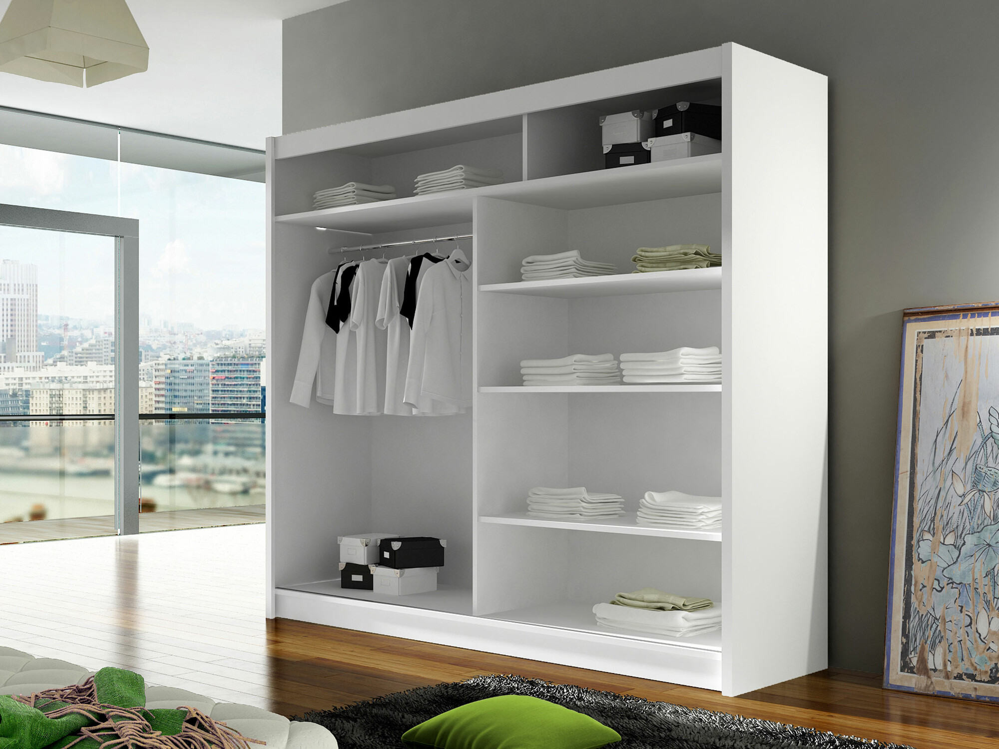 Kledingkast Closico 153 (Kasjmier)