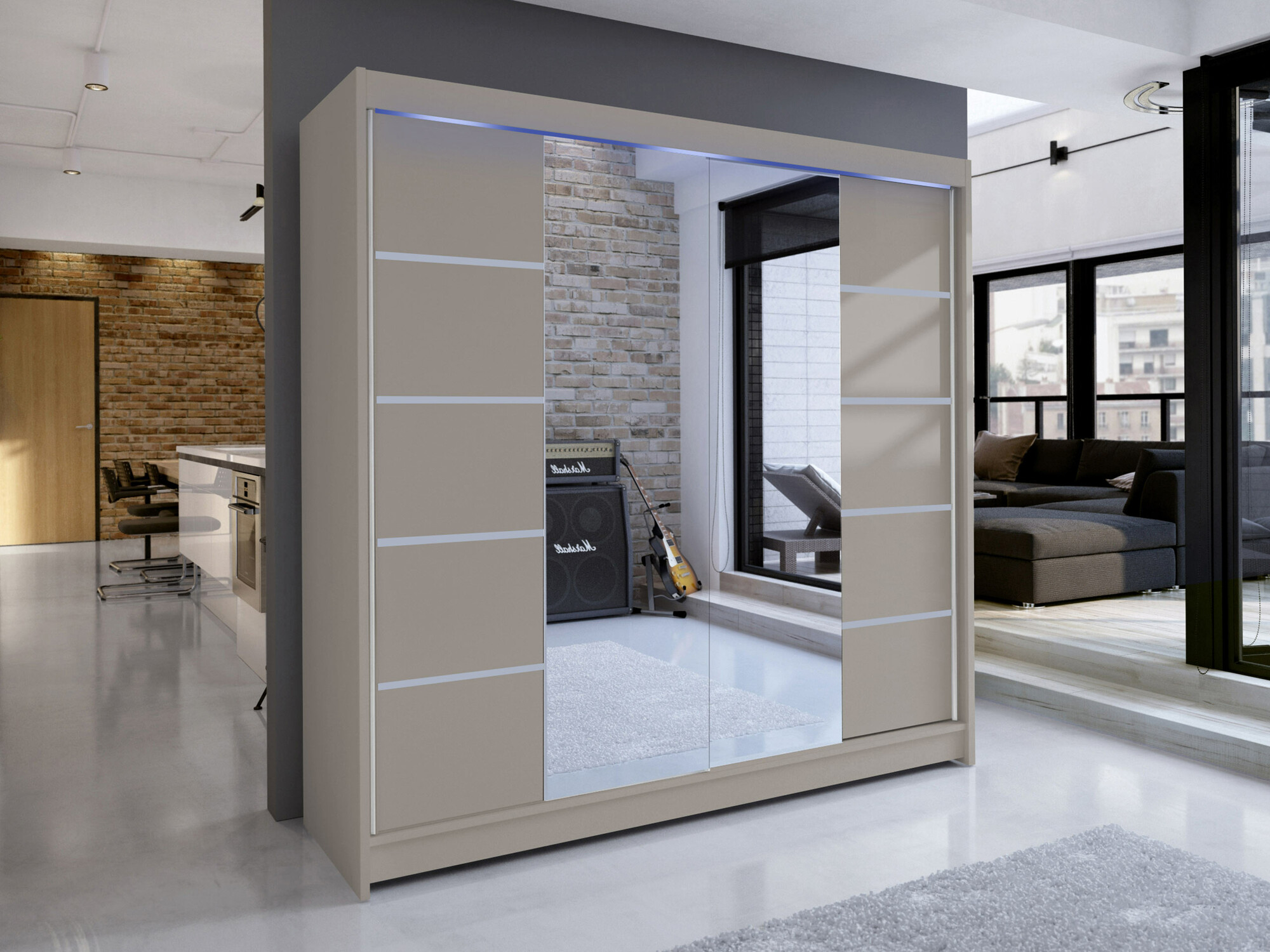 Kledingkast Closico 154 (Kasjmier)