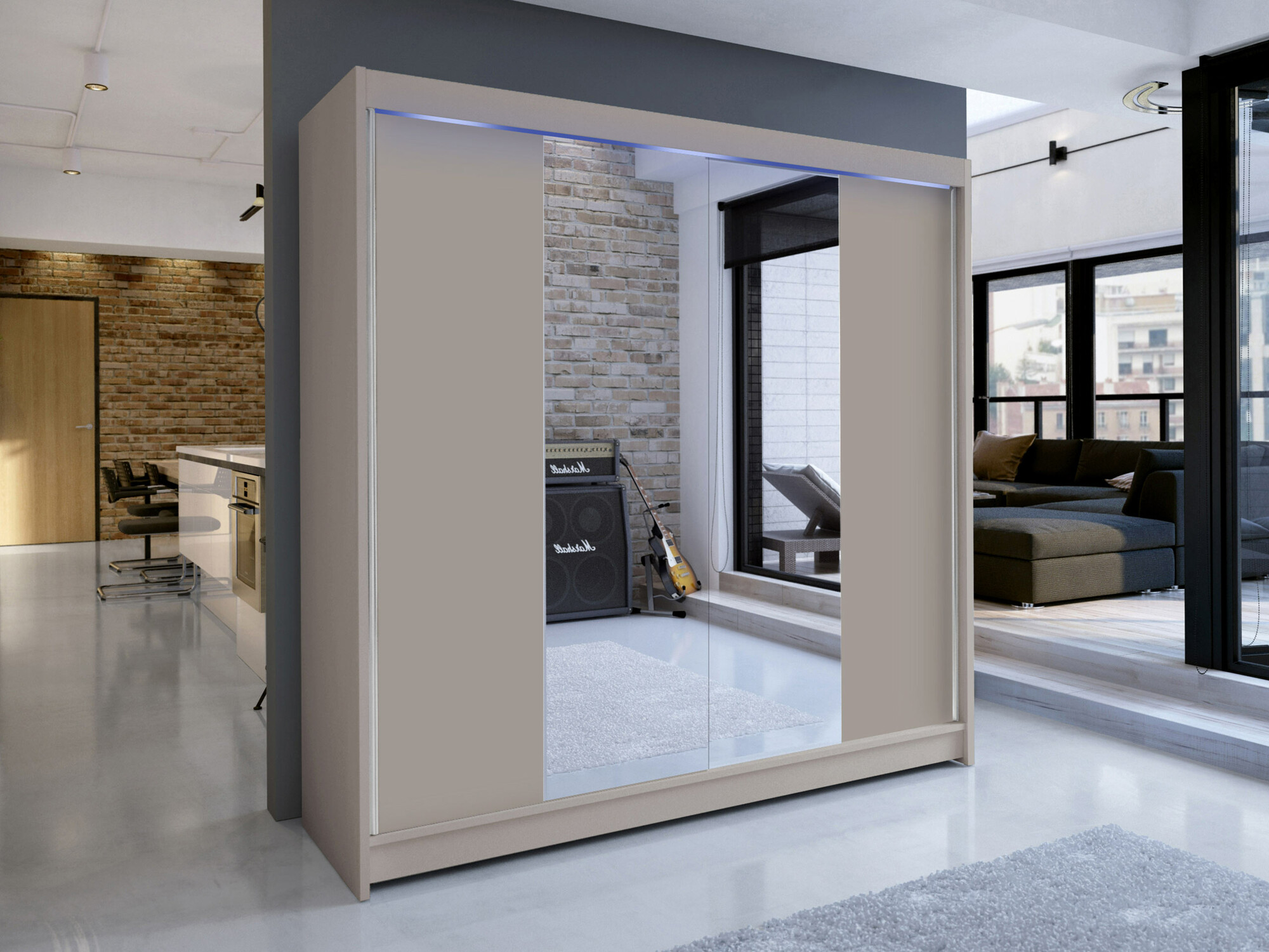 Kledingkast Closico 138 (Kasjmier)