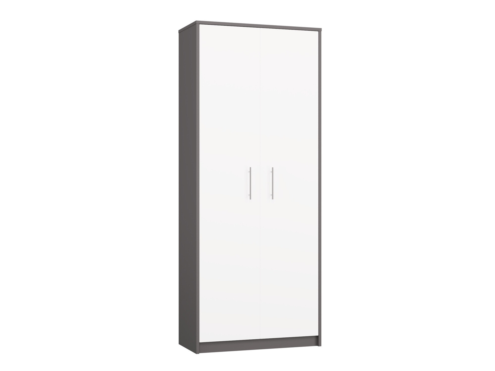 Boekenkast Mandeville 196 (Antraciet + Wit)