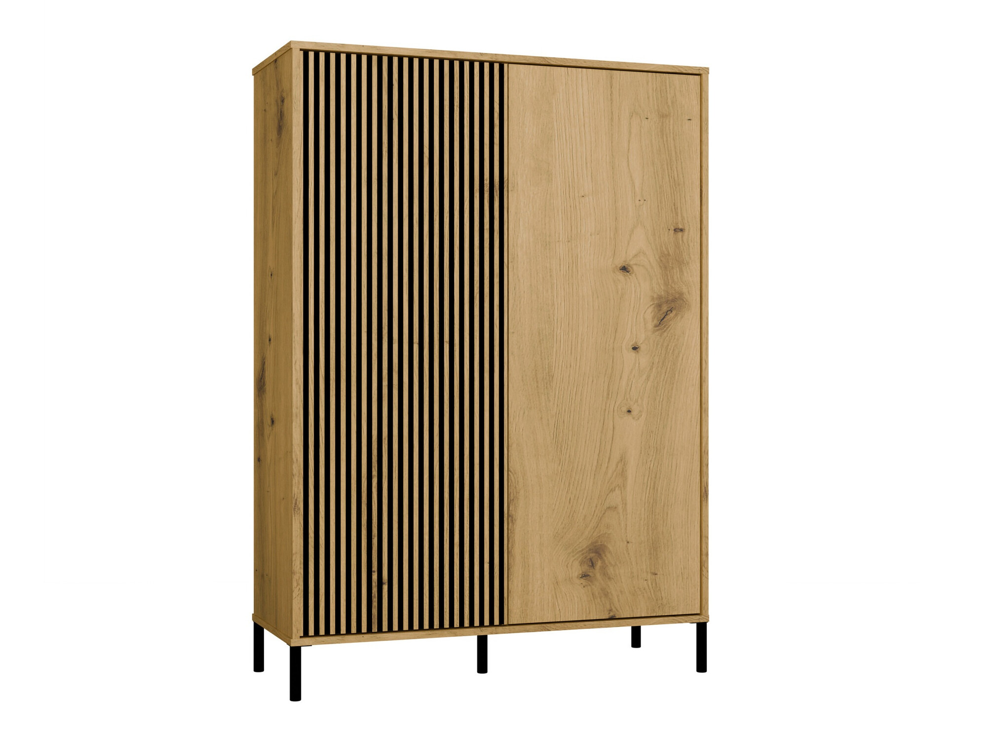 Boekenkast Orlsone 102 (Artisan eiken + Zwart)