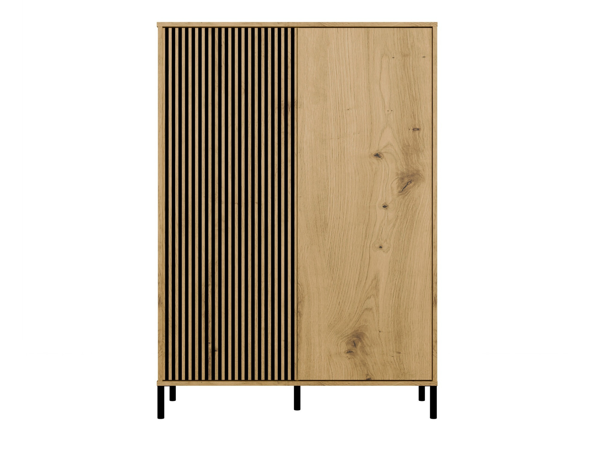 Boekenkast Orlsone 102 (Artisan eiken + Zwart)