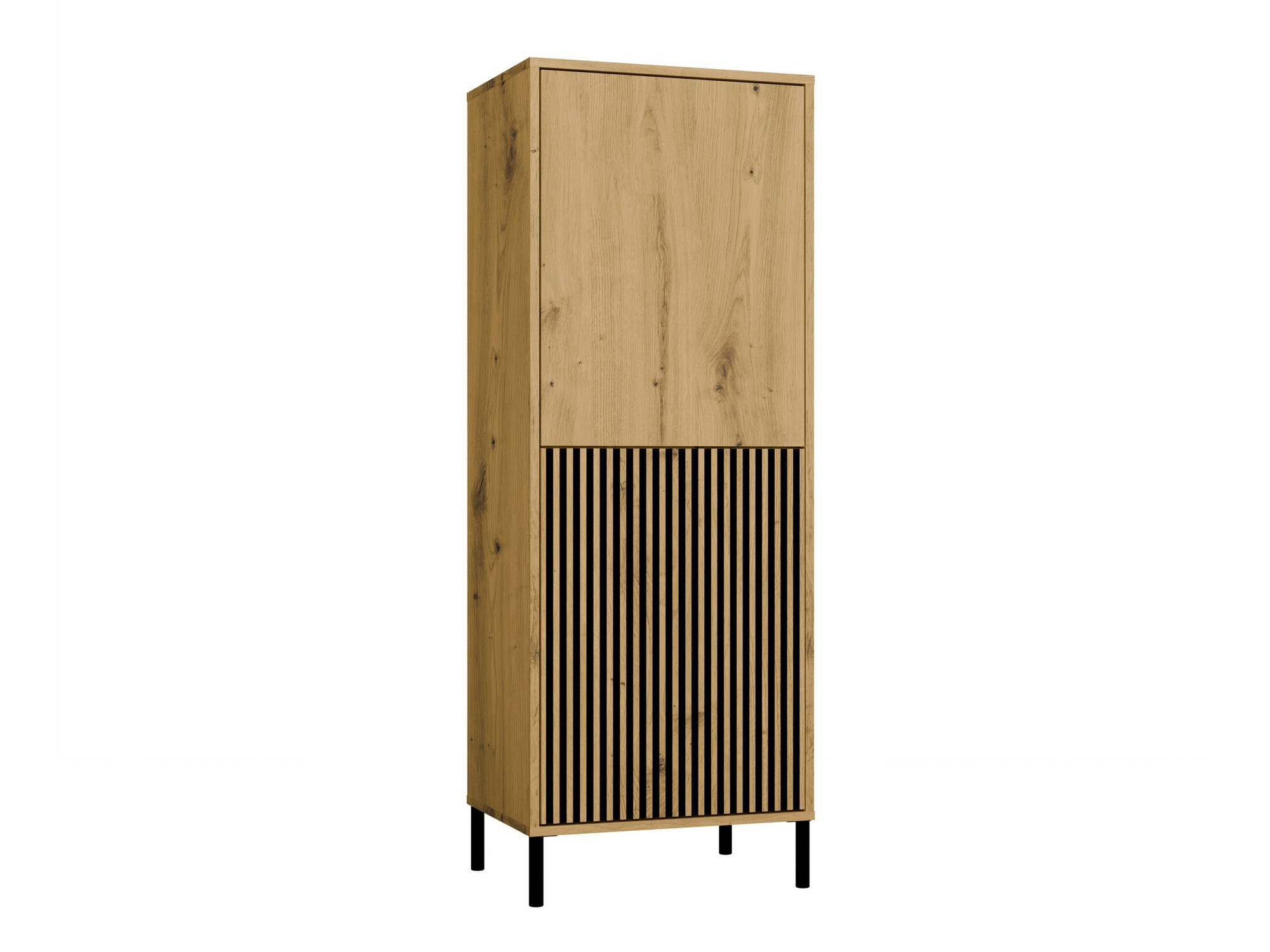 Boekenkast Orlsone 103 (Artisan eiken + Zwart)