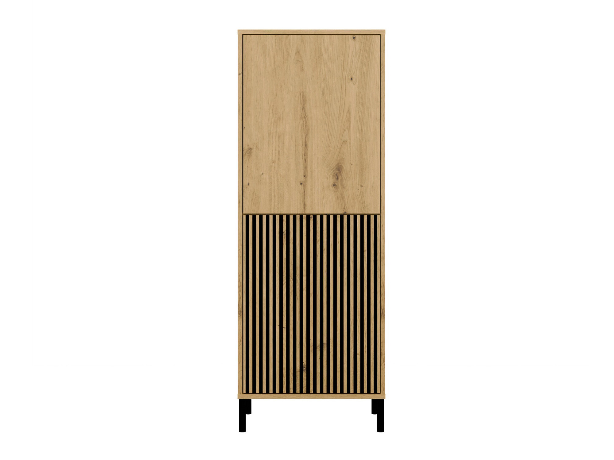 Boekenkast Orlsone 103 (Artisan eiken + Zwart)