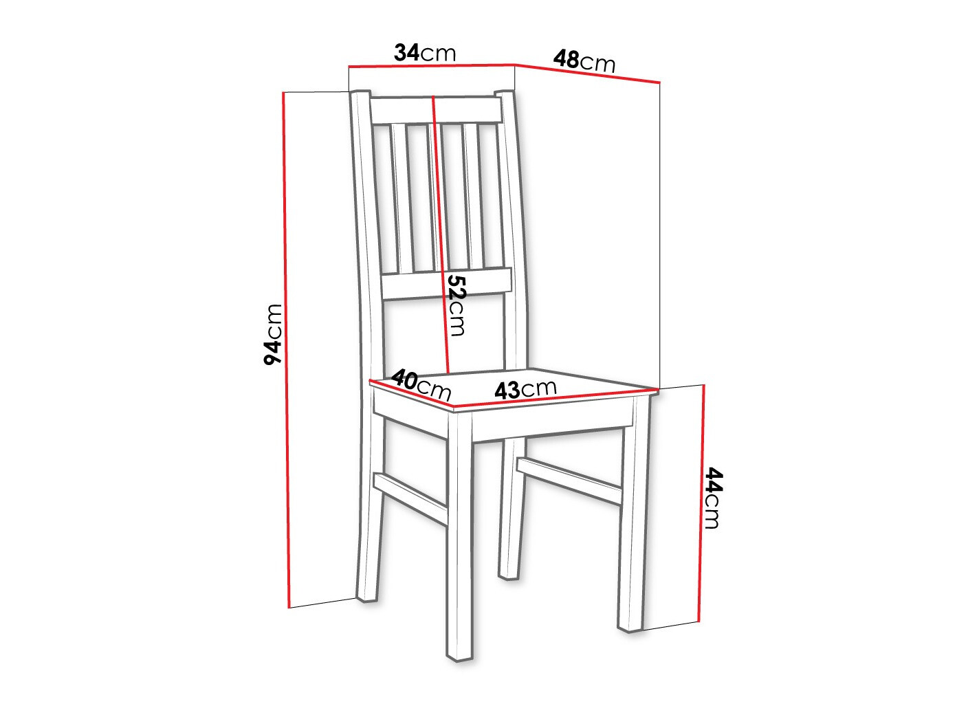 Stoel Victorville 114 (Wit)