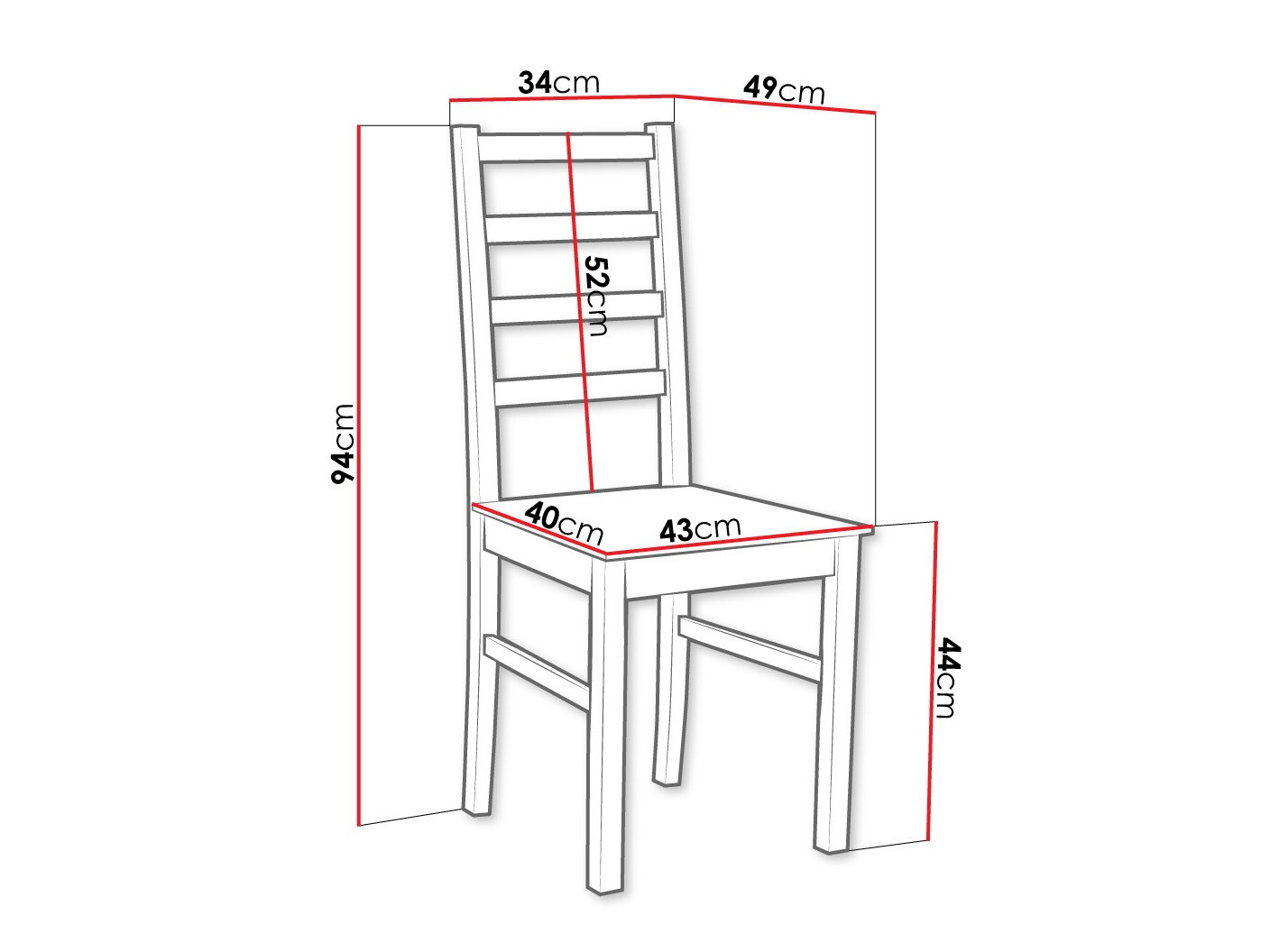 Stoel Victorville 136 (Zwart)