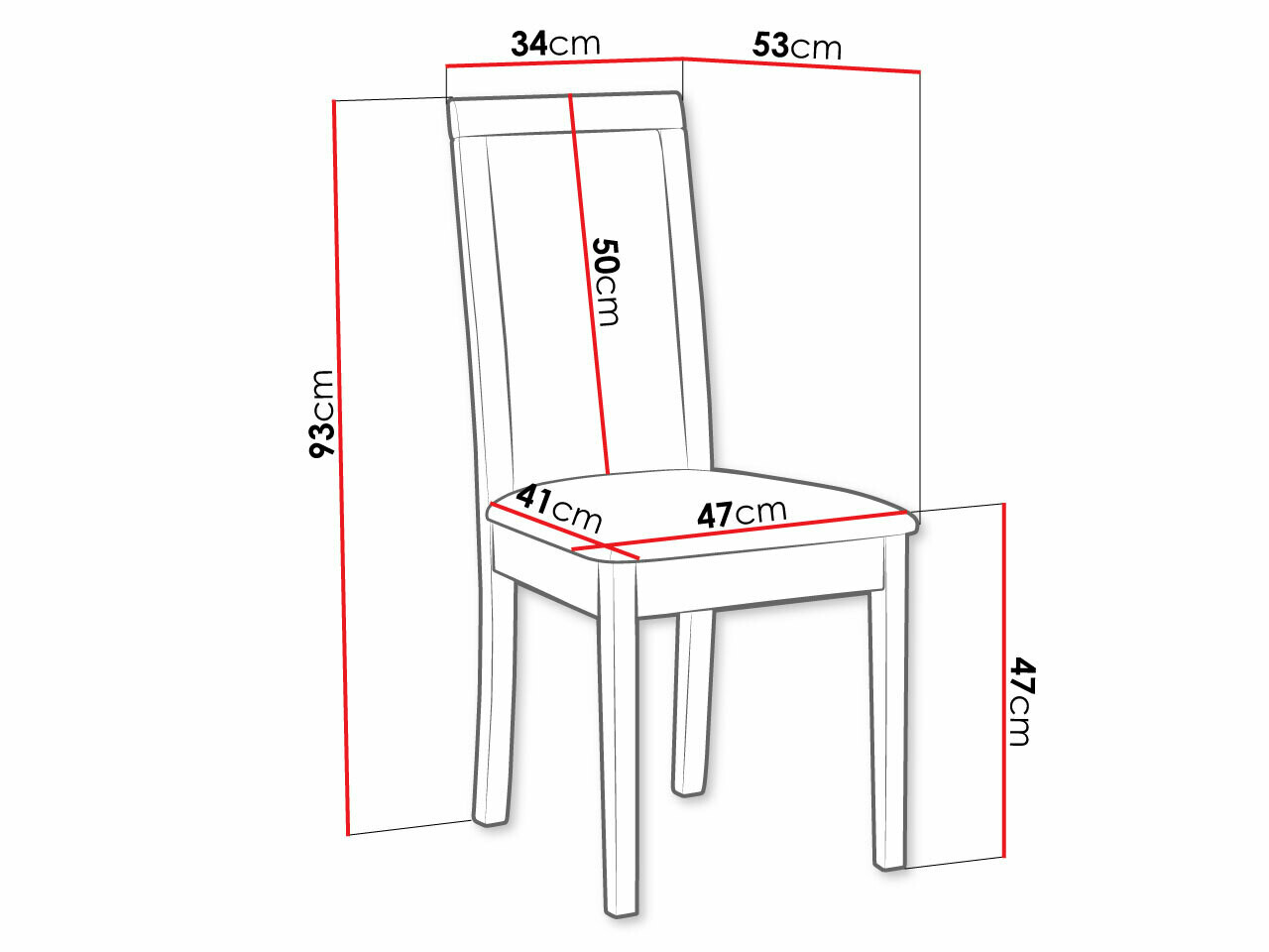 Stoel Victorville 343 (Wit)