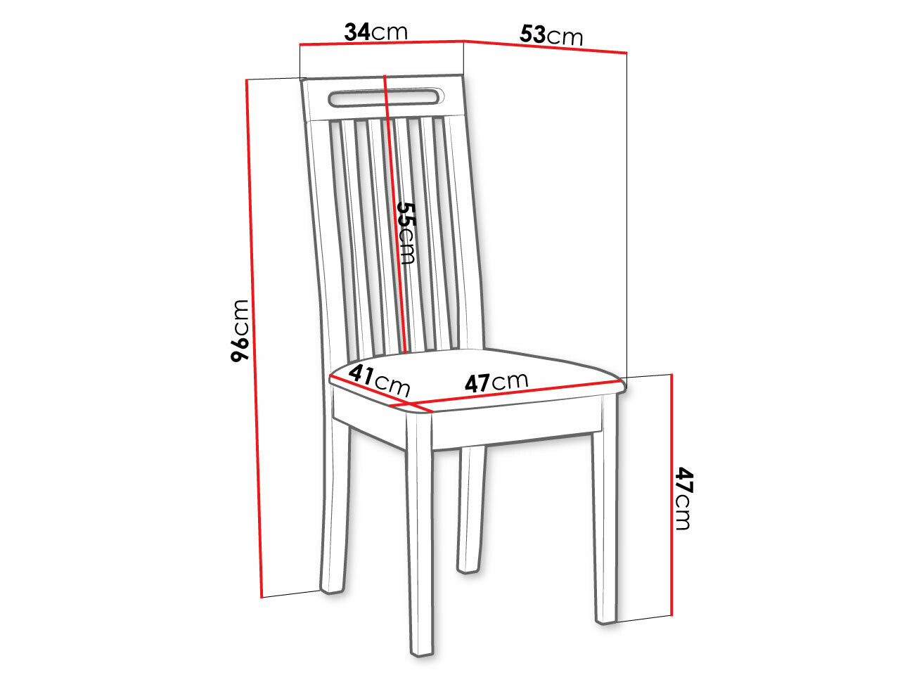 Stoel Victorville 348 (Zwart)
