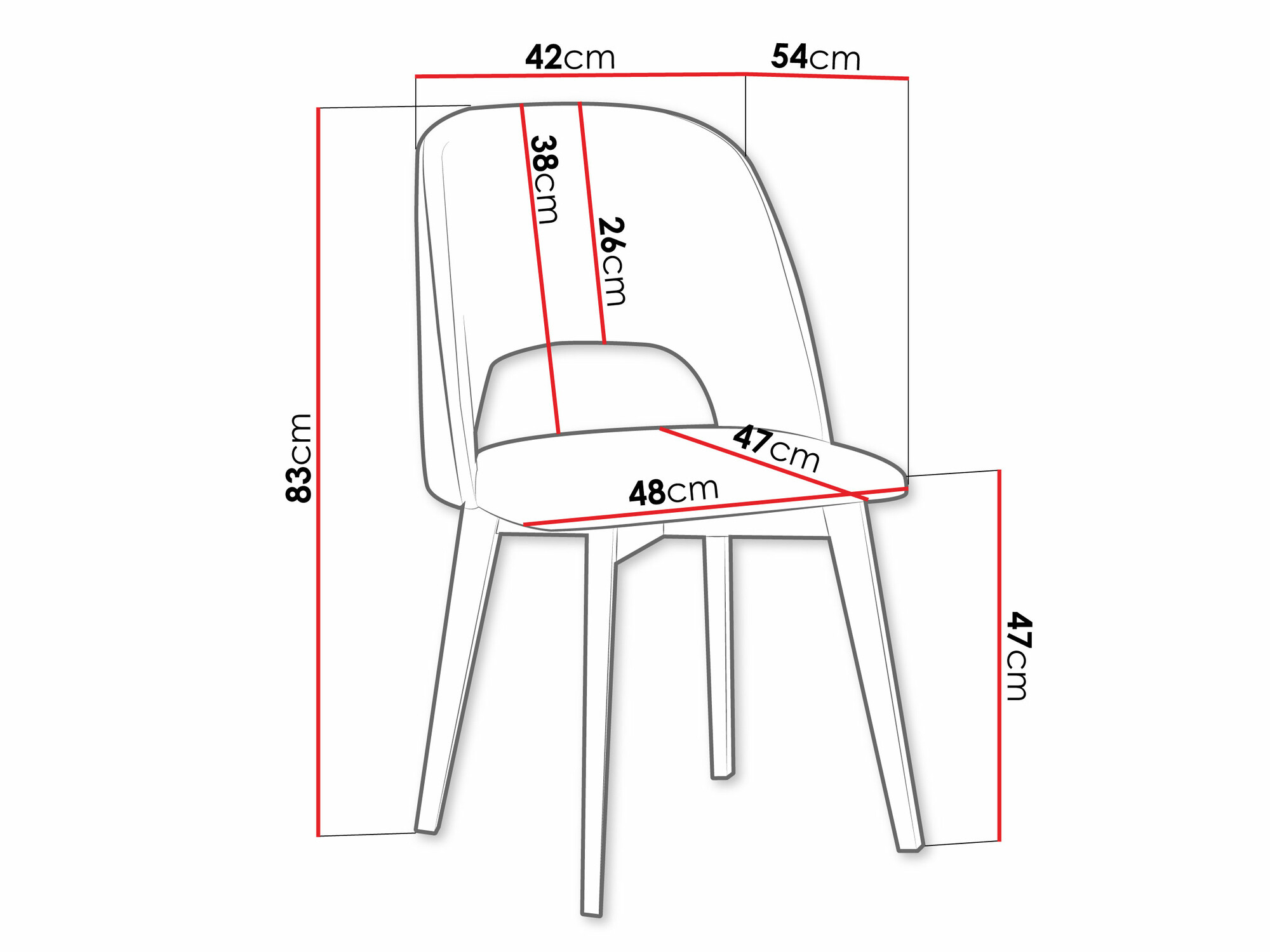 Stoel Victorville 363 (Sonoma eik)