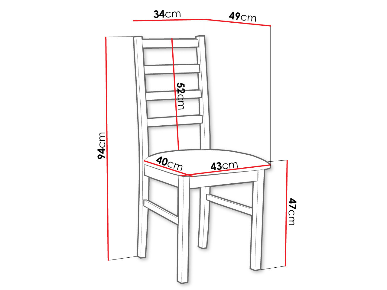 Stoel Victorville 171 (Zwart)