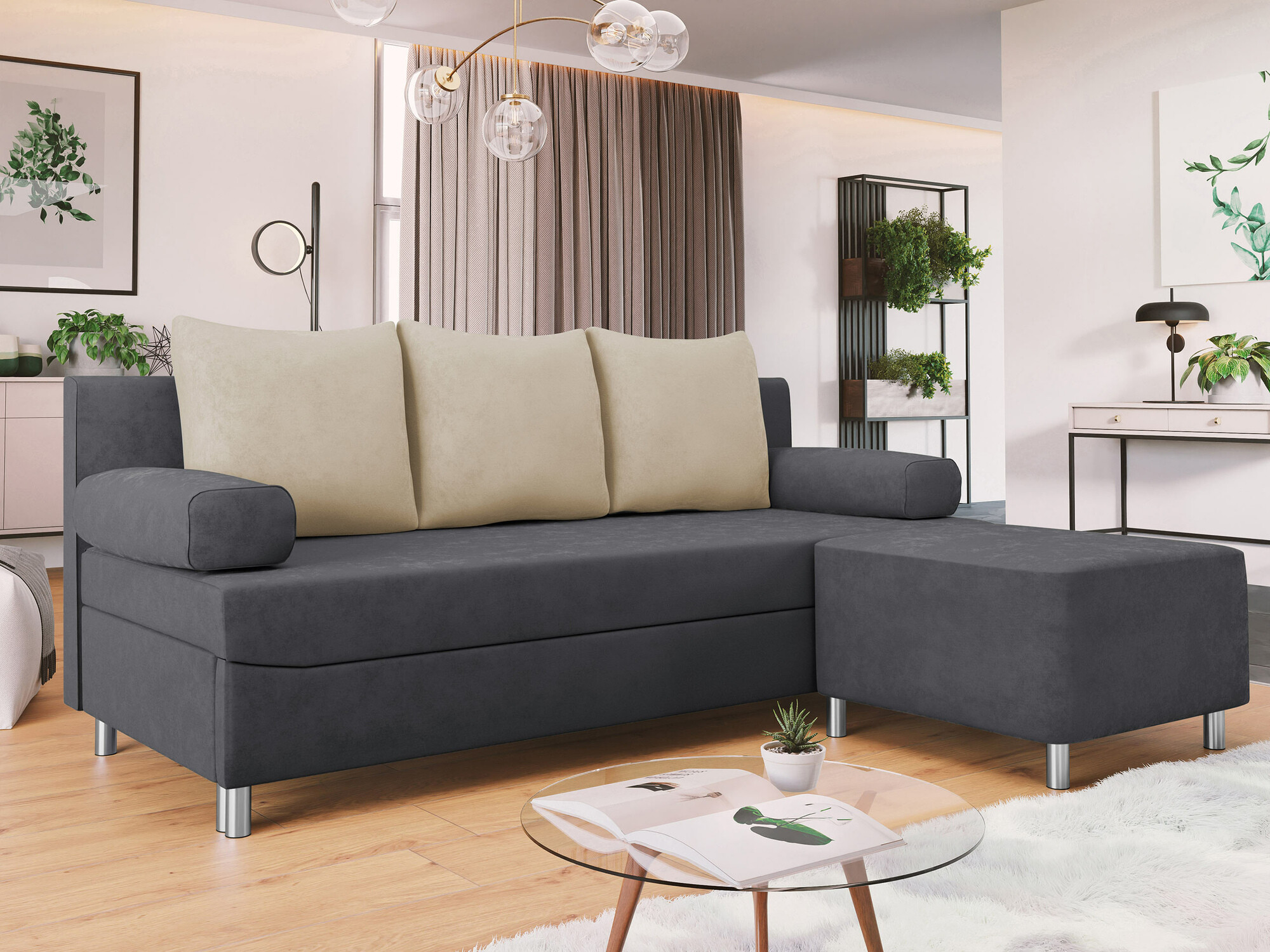 Gestoffeerde meubelset Comfivo Artes (Alova 36 + Alova 07)