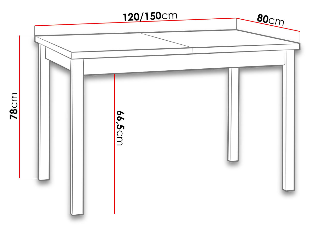Tafel Victorville 125 (Kleinzoon eik)