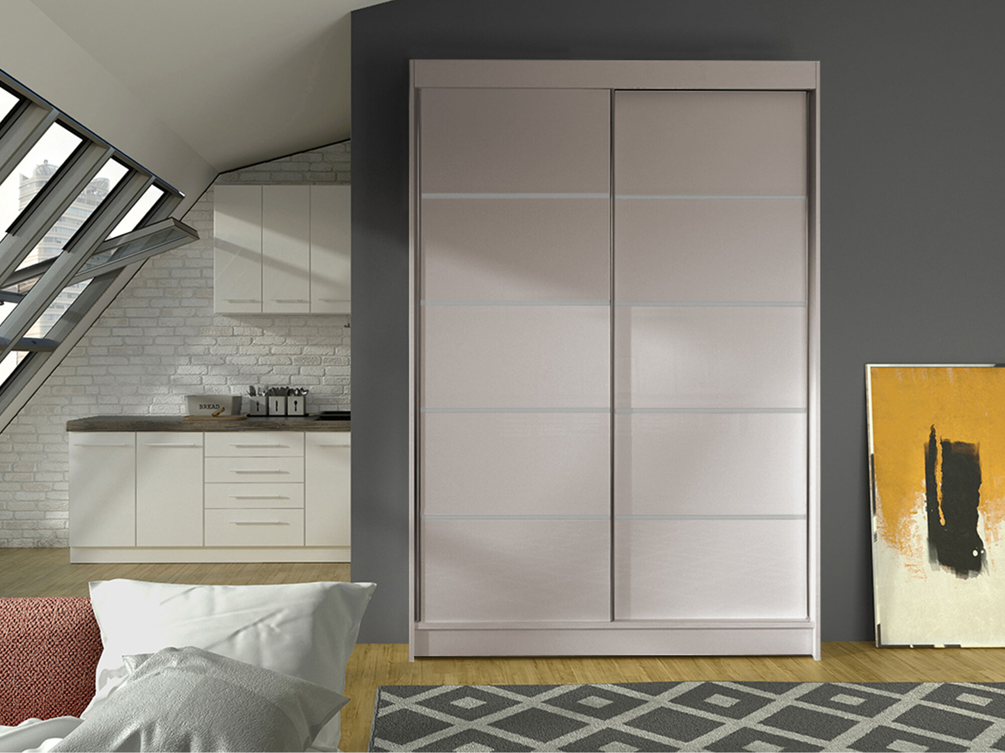 Kledingkast Closico 150 (Kasjmier)