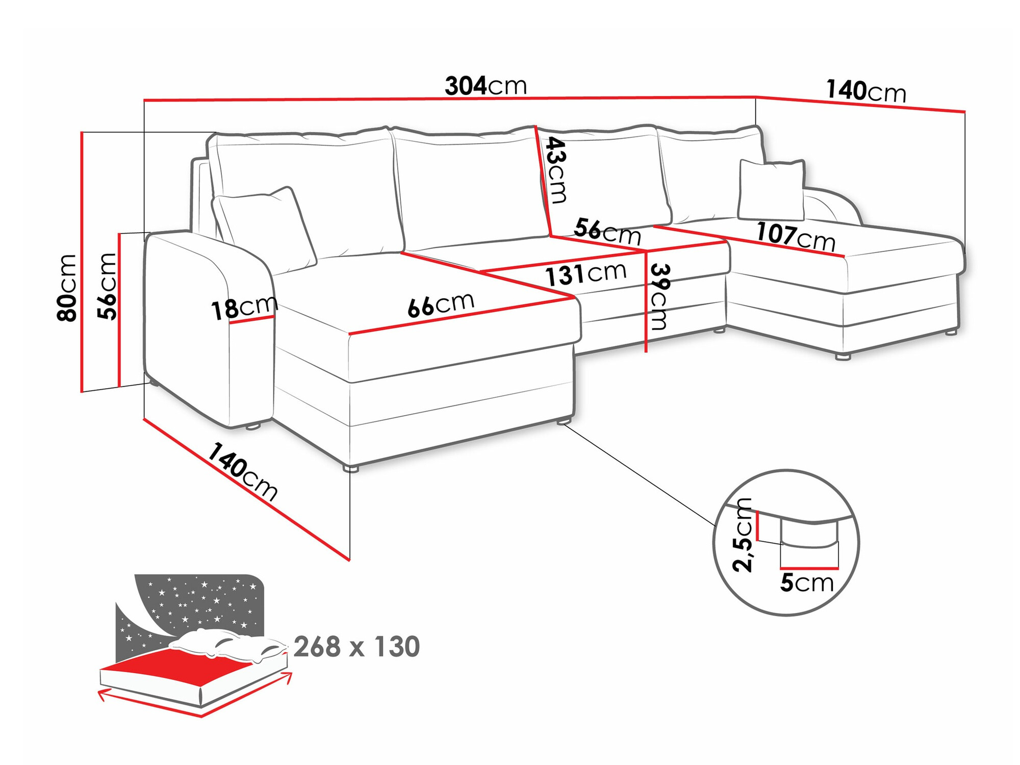 Hoekbank Comfivo Melissa III (Lux 06 + Lux 05)