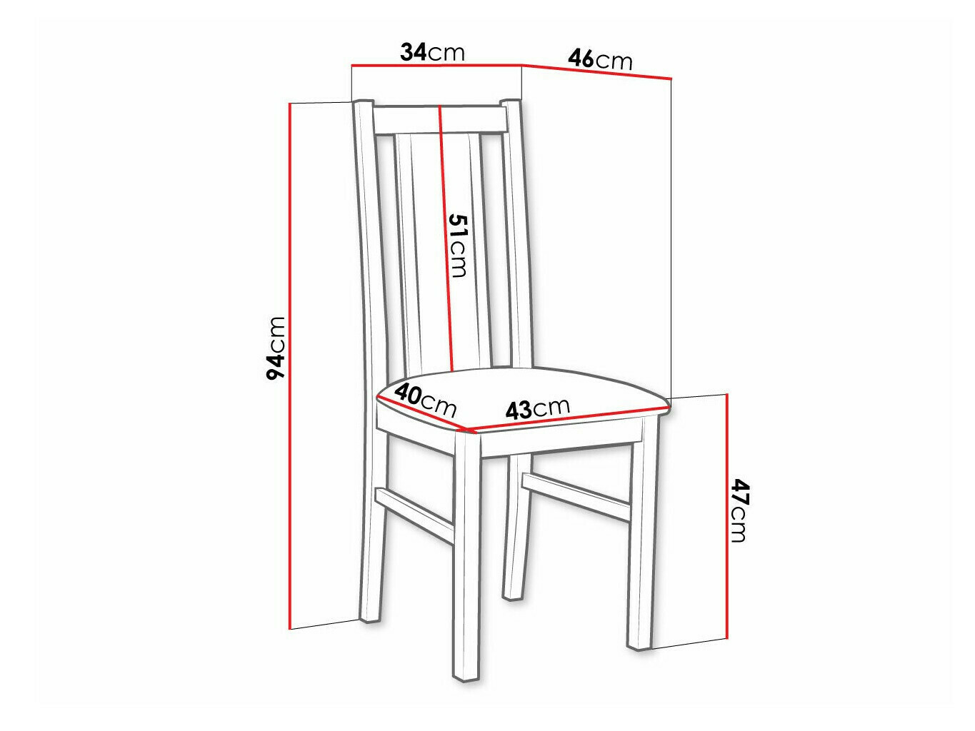 Stoel Victorville 143 (Sonoma eik)