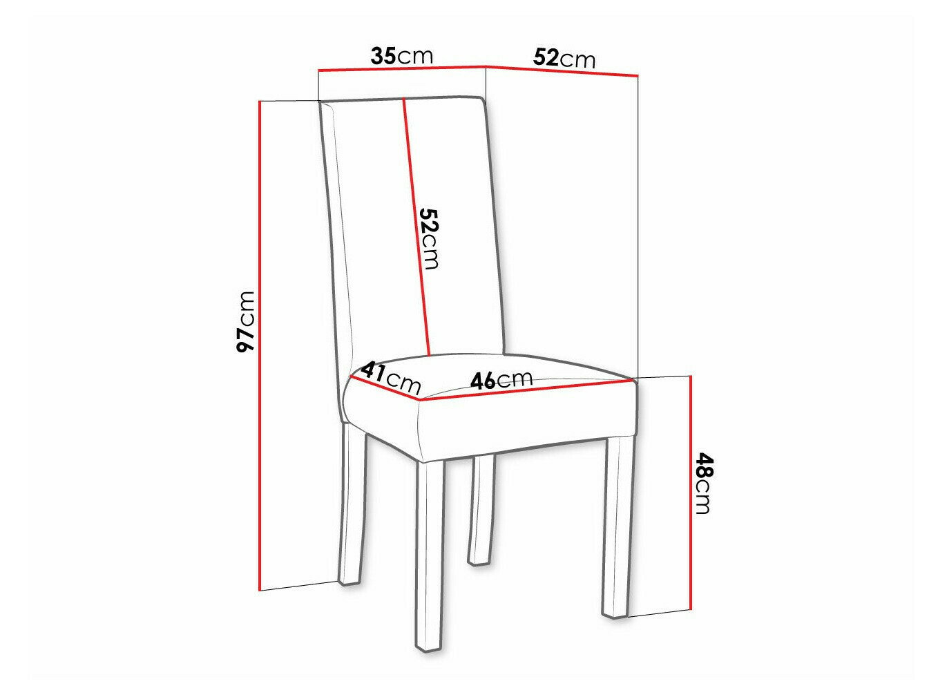 Stoel Victorville 160 (Zwart)