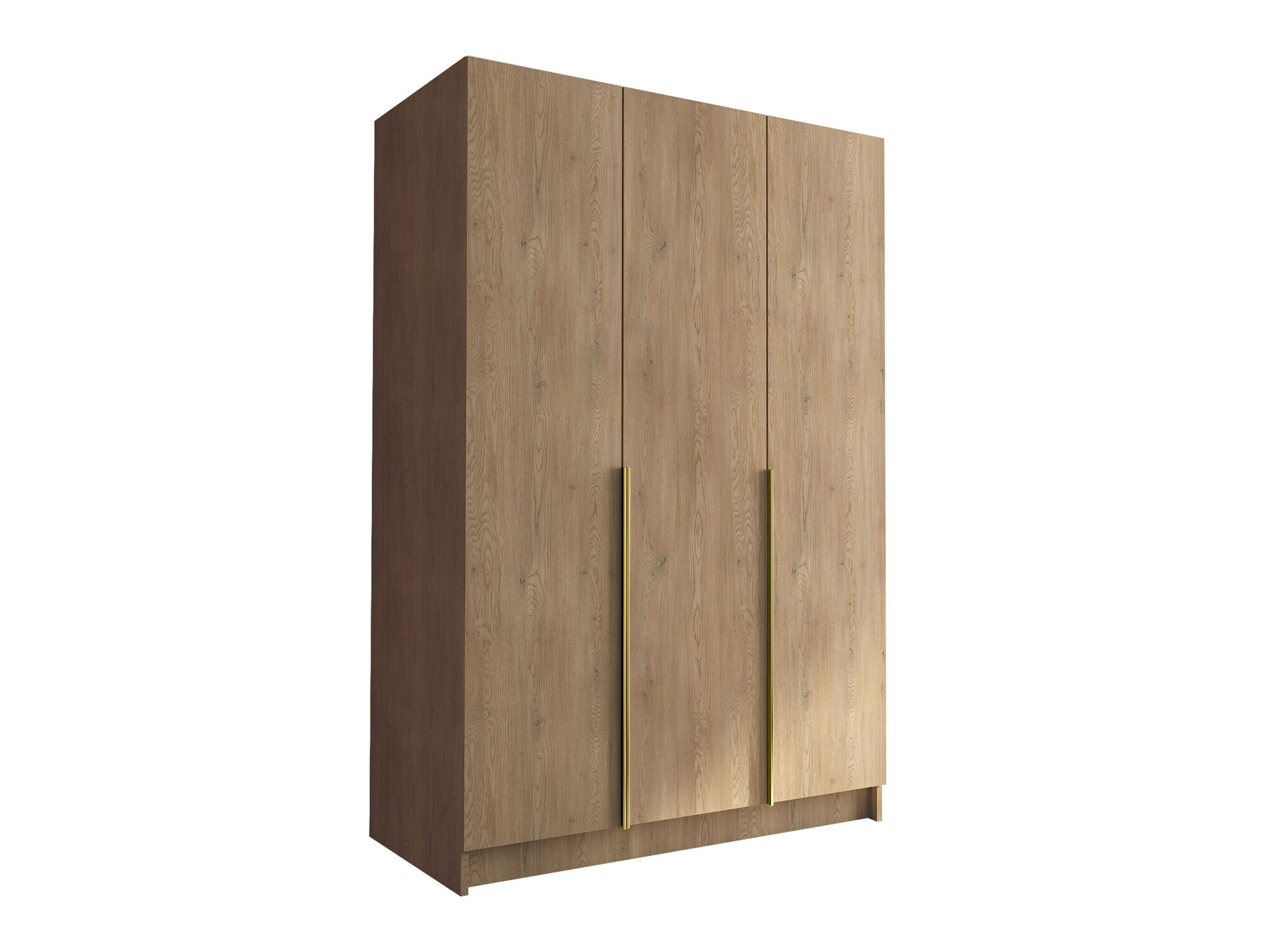 Kledingkast Closico Decoron I (Licht hout + Gouden)