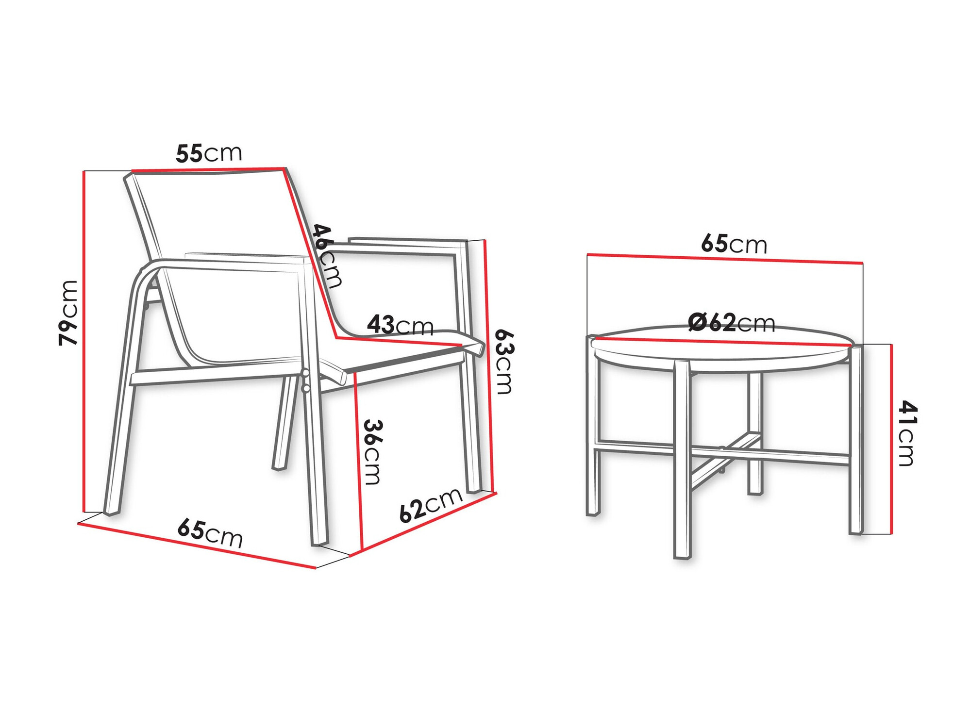 Balkonset Richardson 134