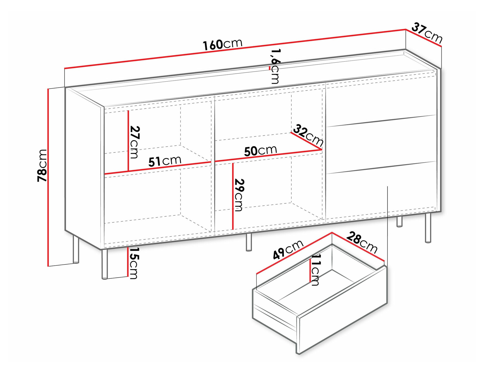 Ladekast Comfivo Belviro 101