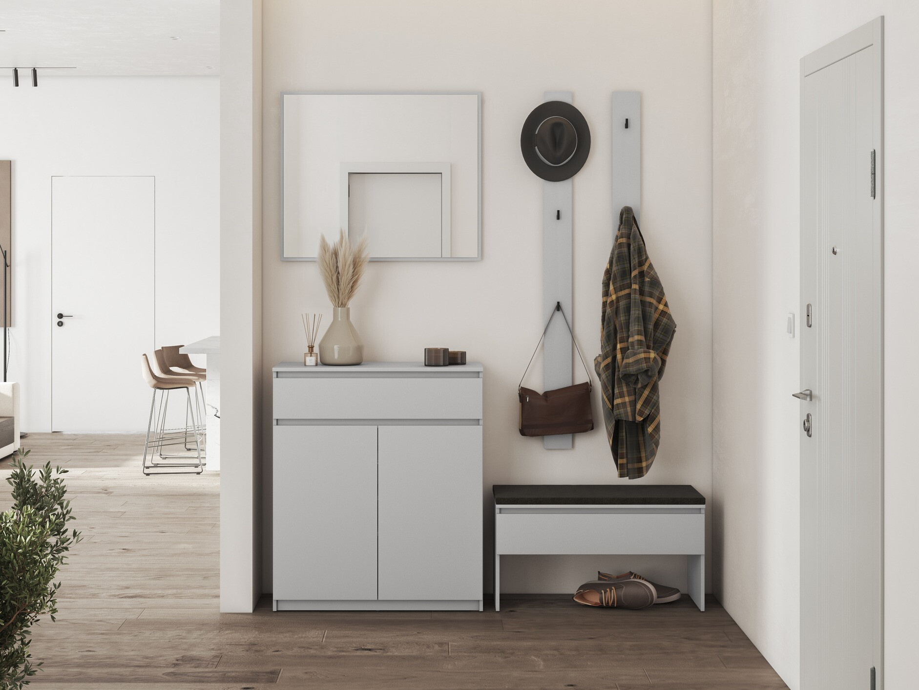 Spiegel Lorcama 101 (Grijs)