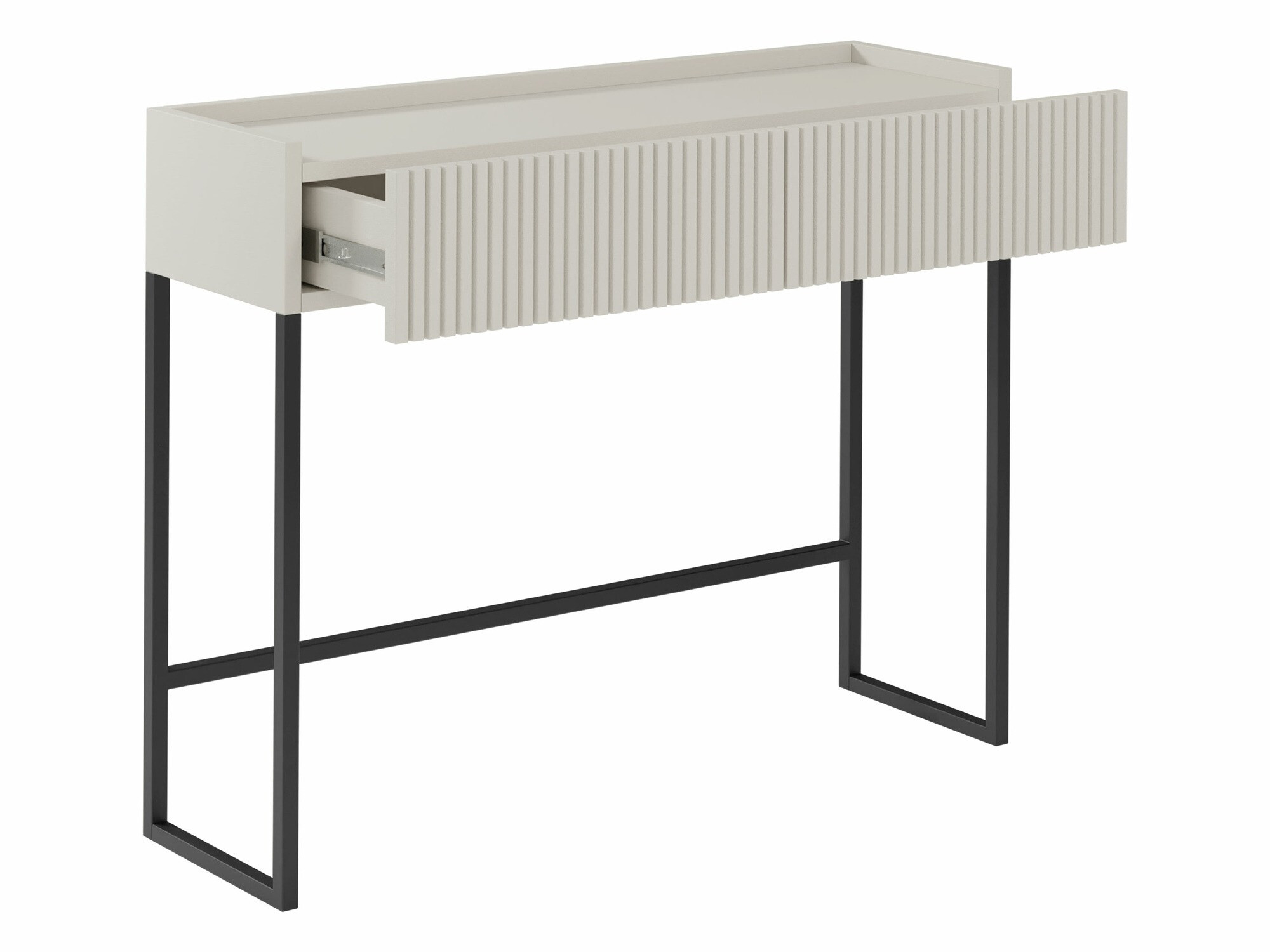 Wandtafel Lunole 103 (Artisan eiken + Zwart)