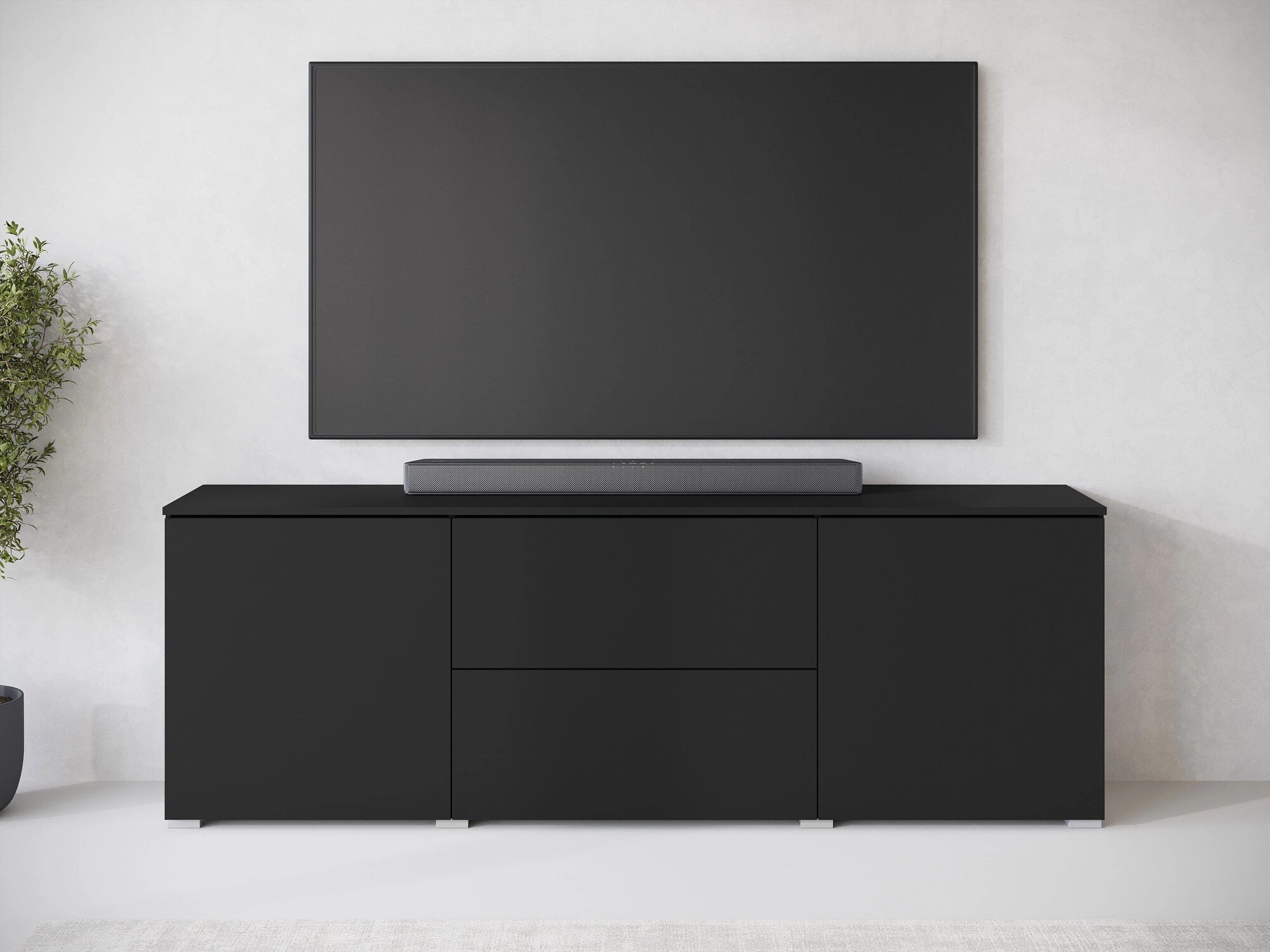 TV-meubel Mirfivo 104 (Grafiet)