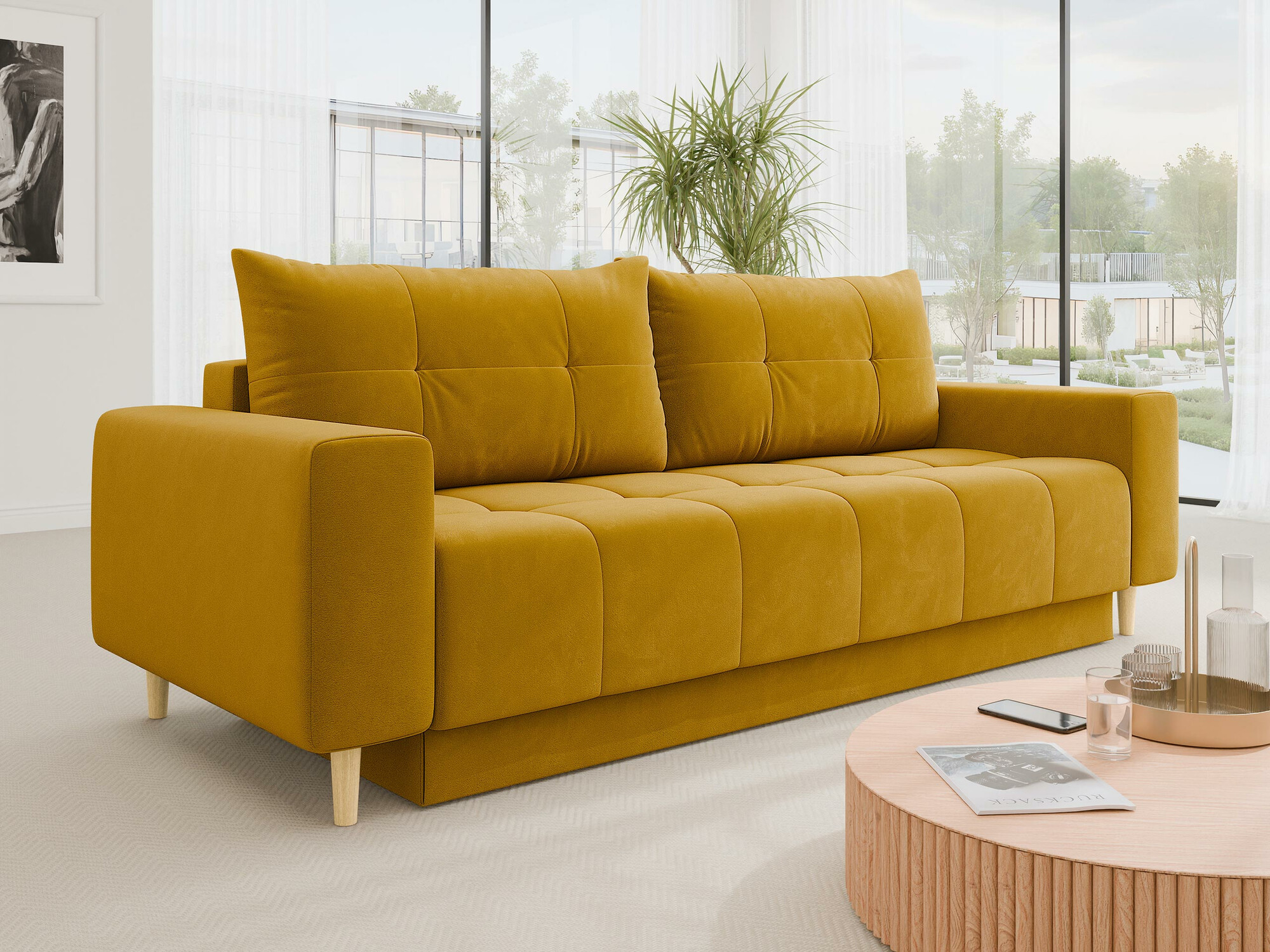 Slaapbank Delaware 104 (Bluvel 68)
