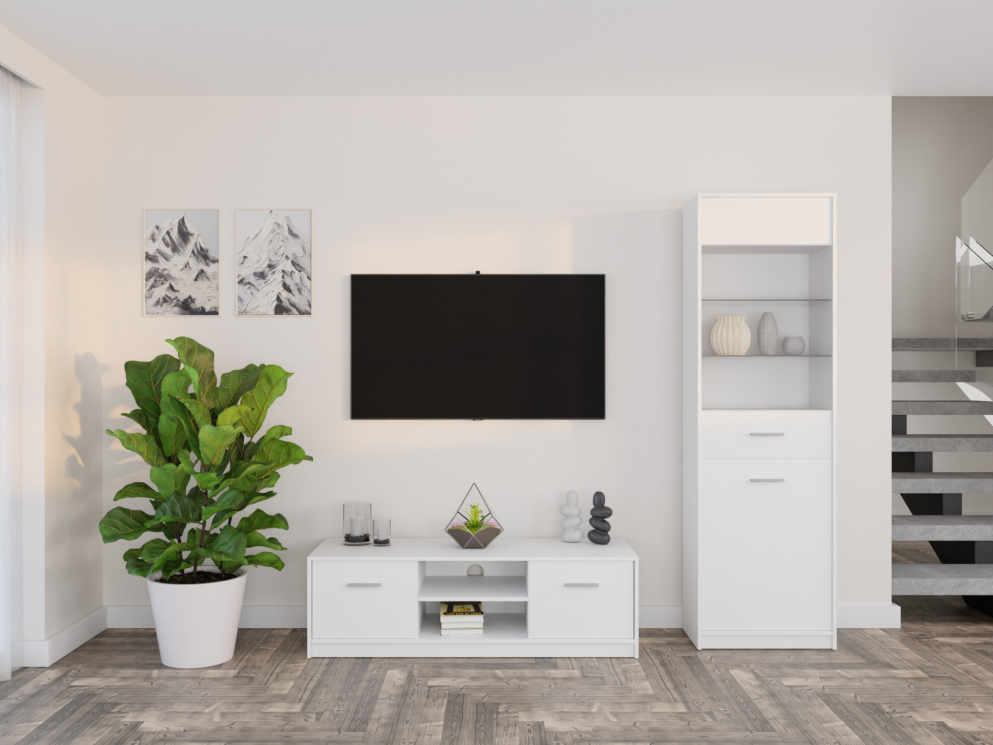 Woonkamerset Novsore 161 (Wit)