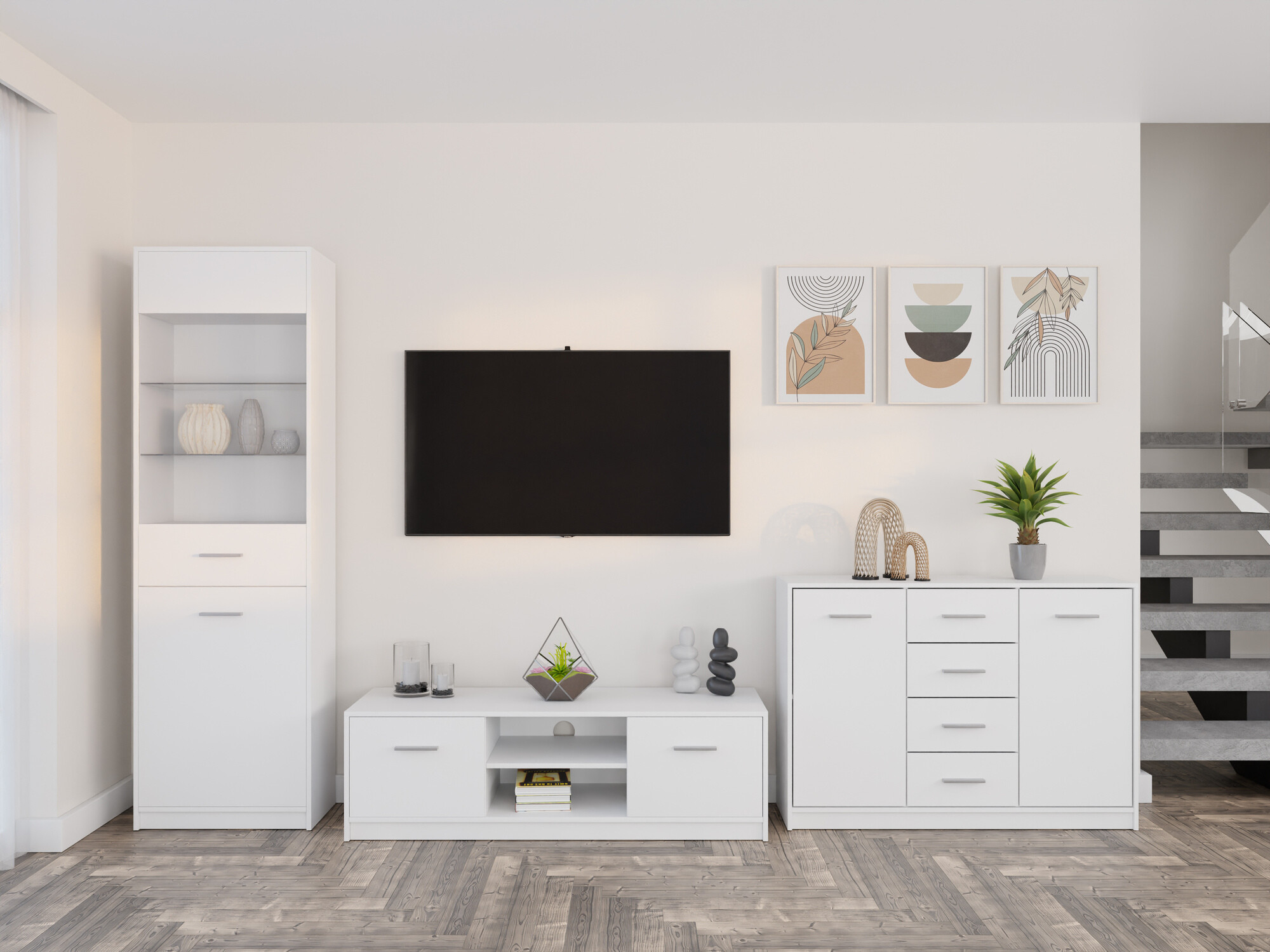 Woonkamerset Novsore 162 (Wit)