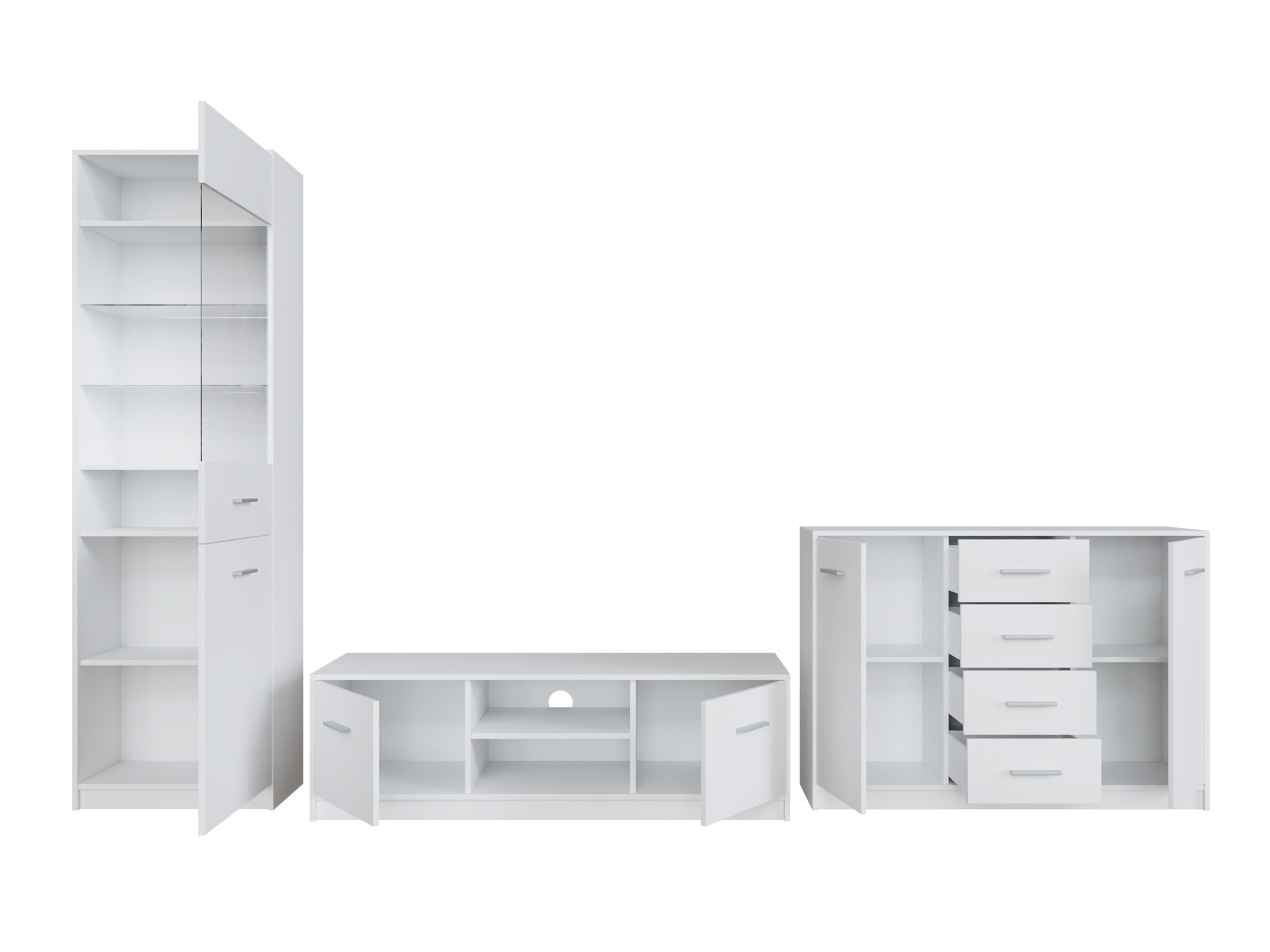 Woonkamerset Novsore 162 (Wit)