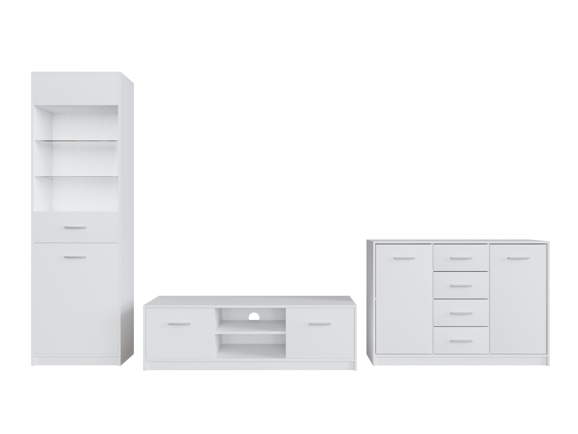 Woonkamerset Novsore 162 (Wit)