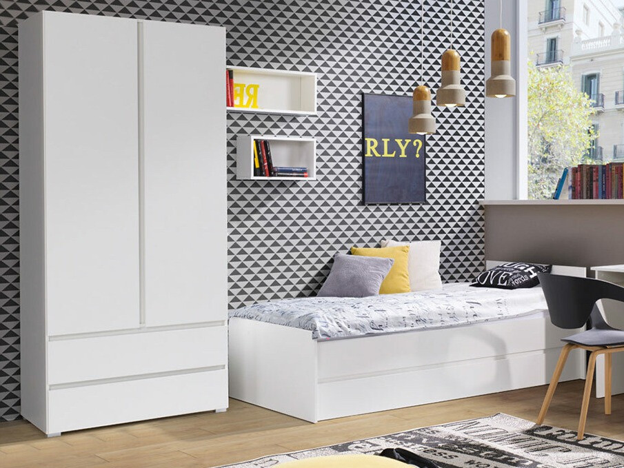 Kledingkast Cirdora 101 (Wit)