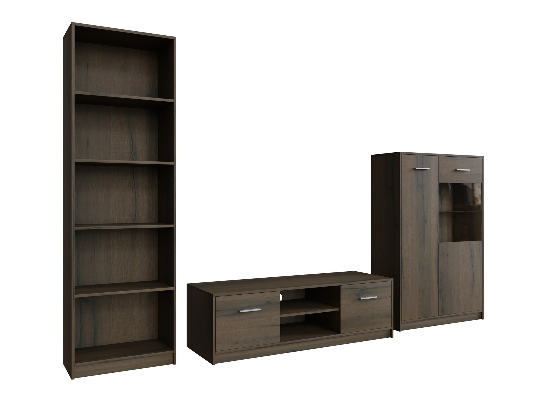 Woonkamerset Novsore 164 (Donkere eik)