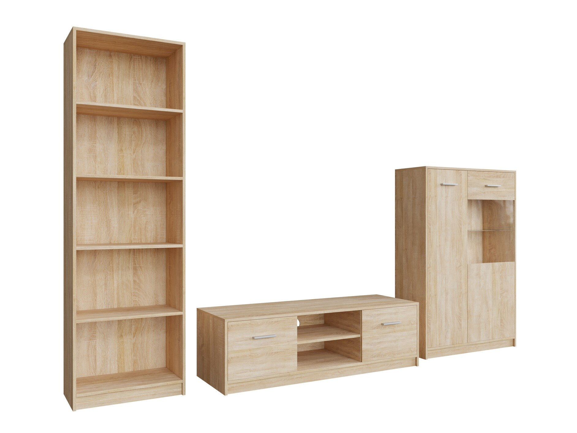 Woonkamerset Novsore 164 (Sonoma eik)