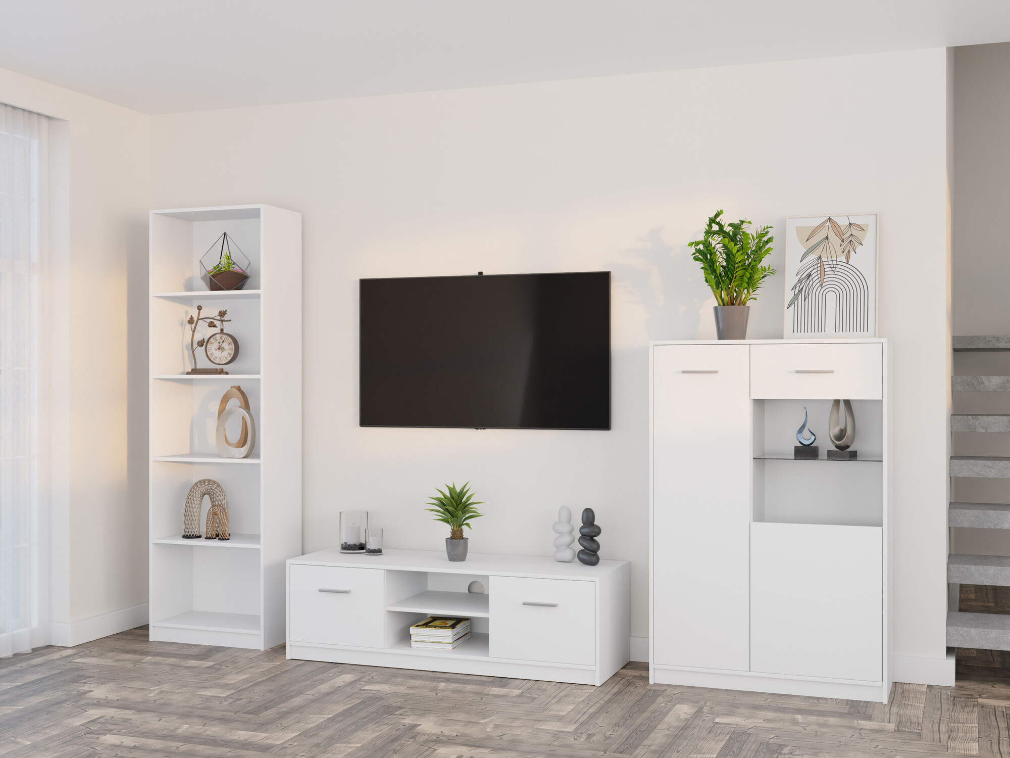 Woonkamerset Novsore 164 (Wit)