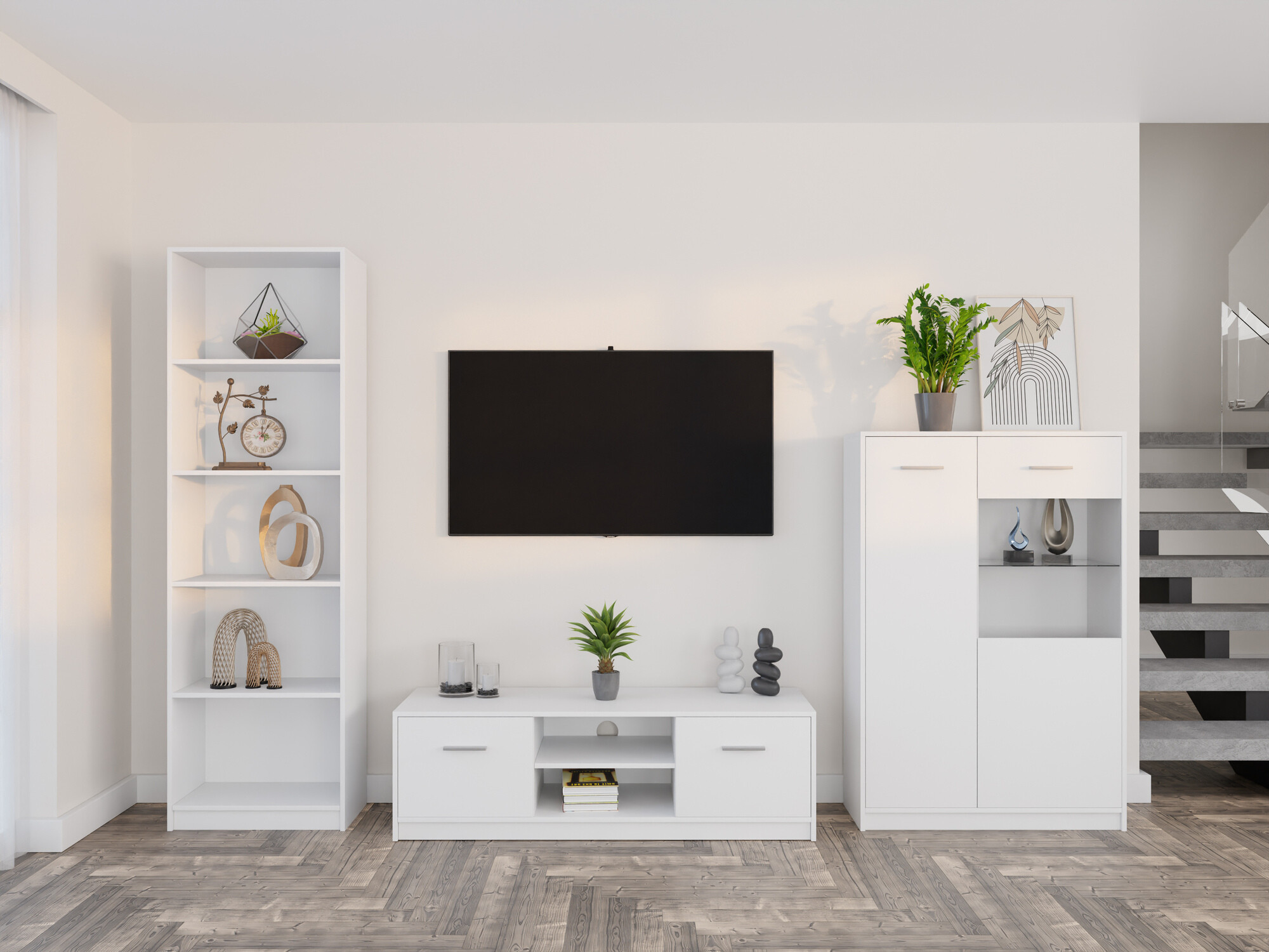 Woonkamerset Novsore 164 (Wit)