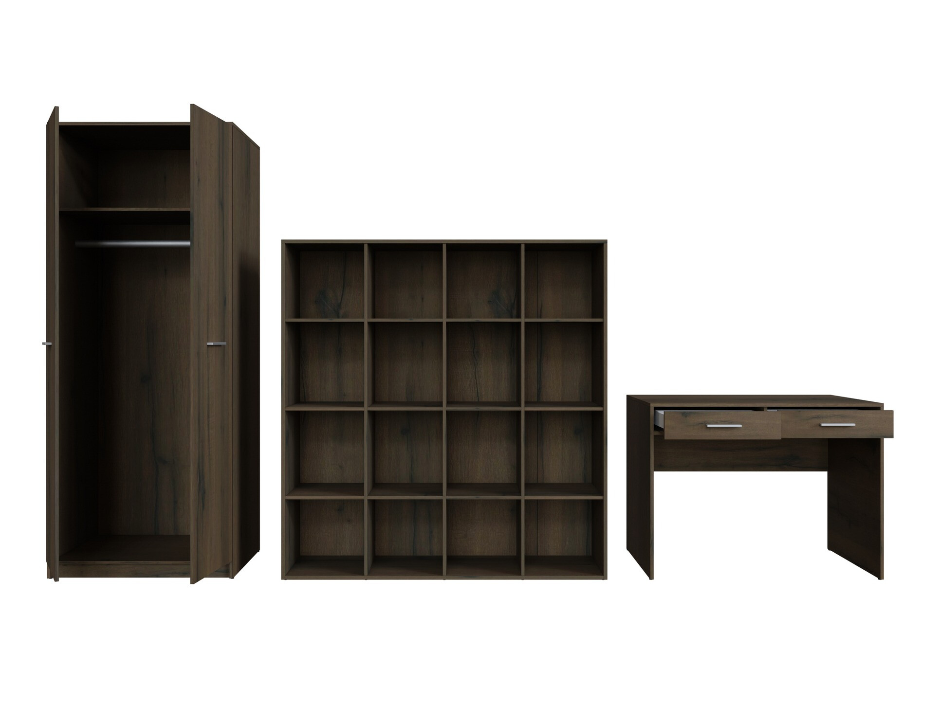 Thuiskantoorset Novsore 166 (Donkere eik)