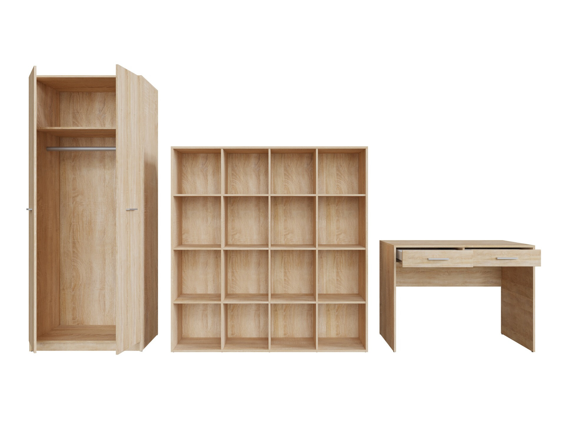 Thuiskantoorset Novsore 166 (Sonoma eik)