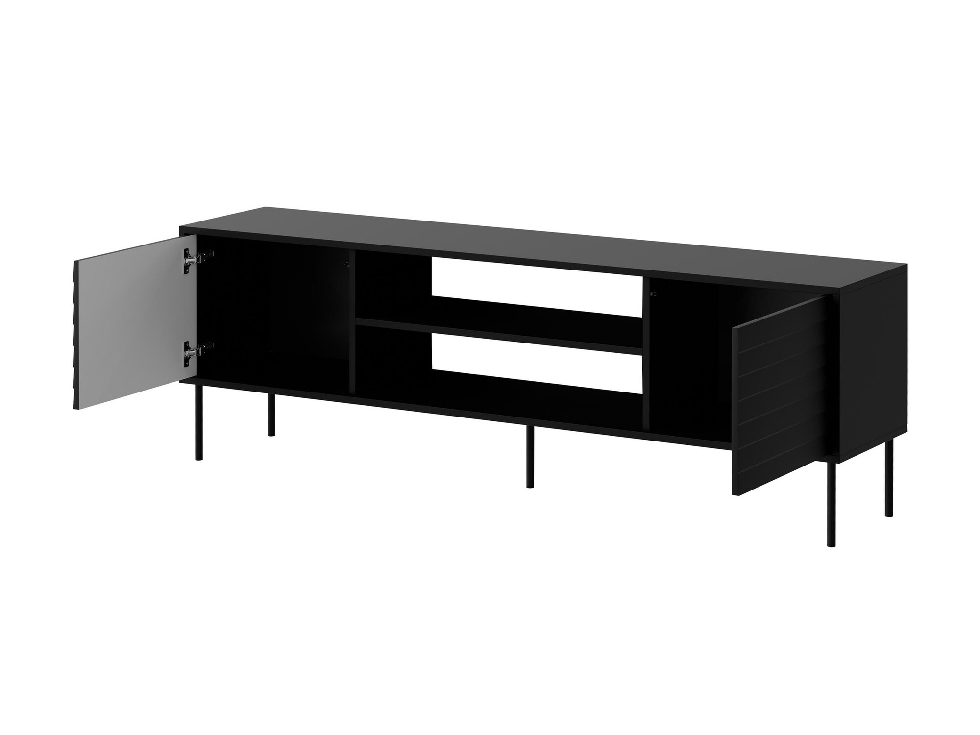 TV-meubel Flosoru 104 (Zwart)