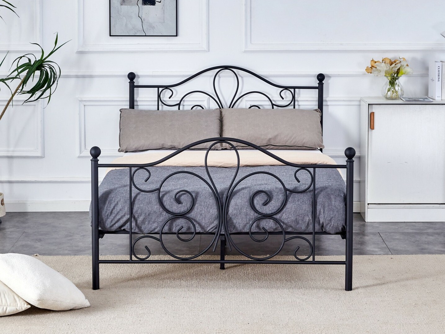 Bed Houston 1355 (Zwart)