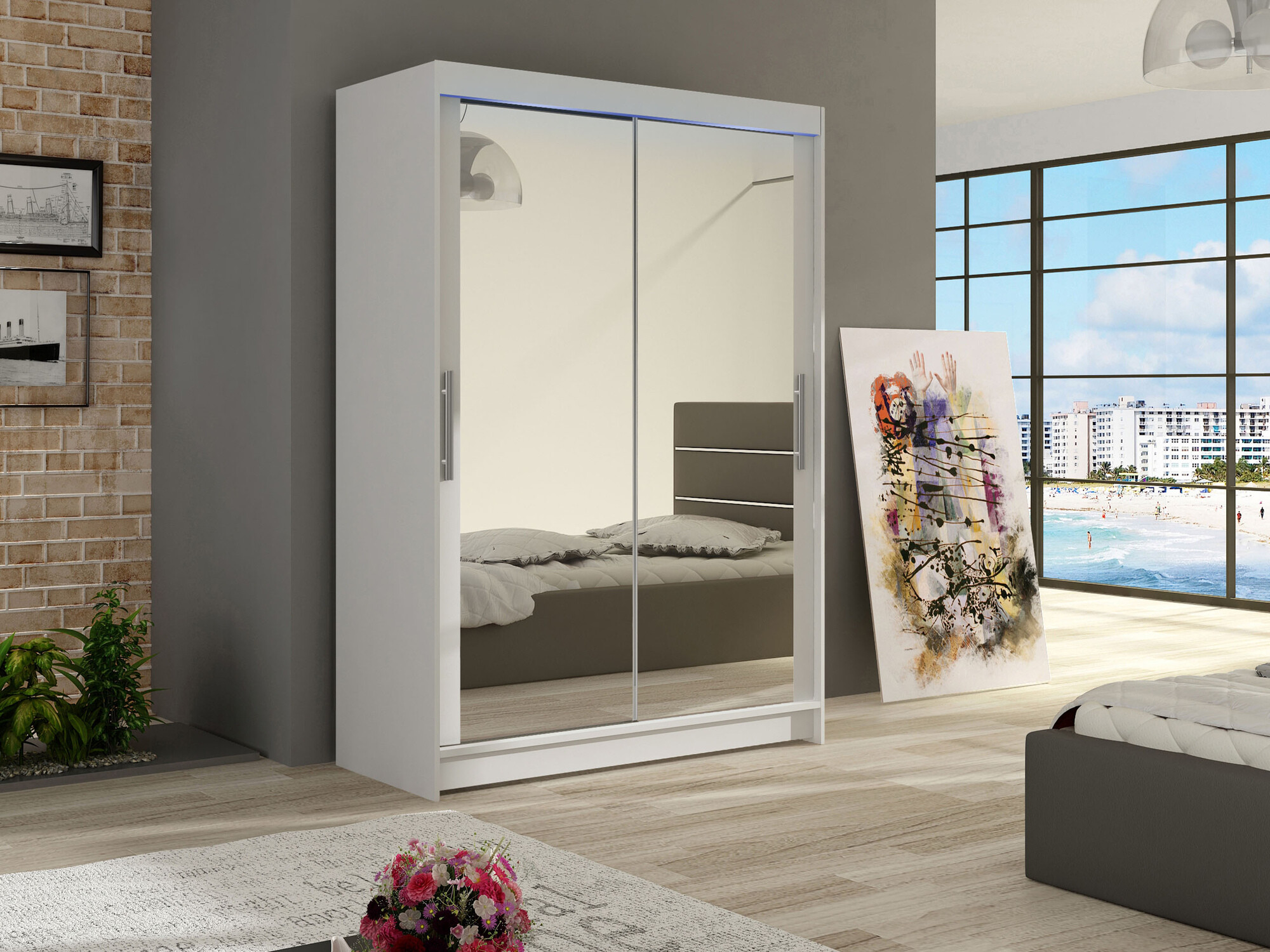 Kledingkast Closico Pacron VII (Wit)