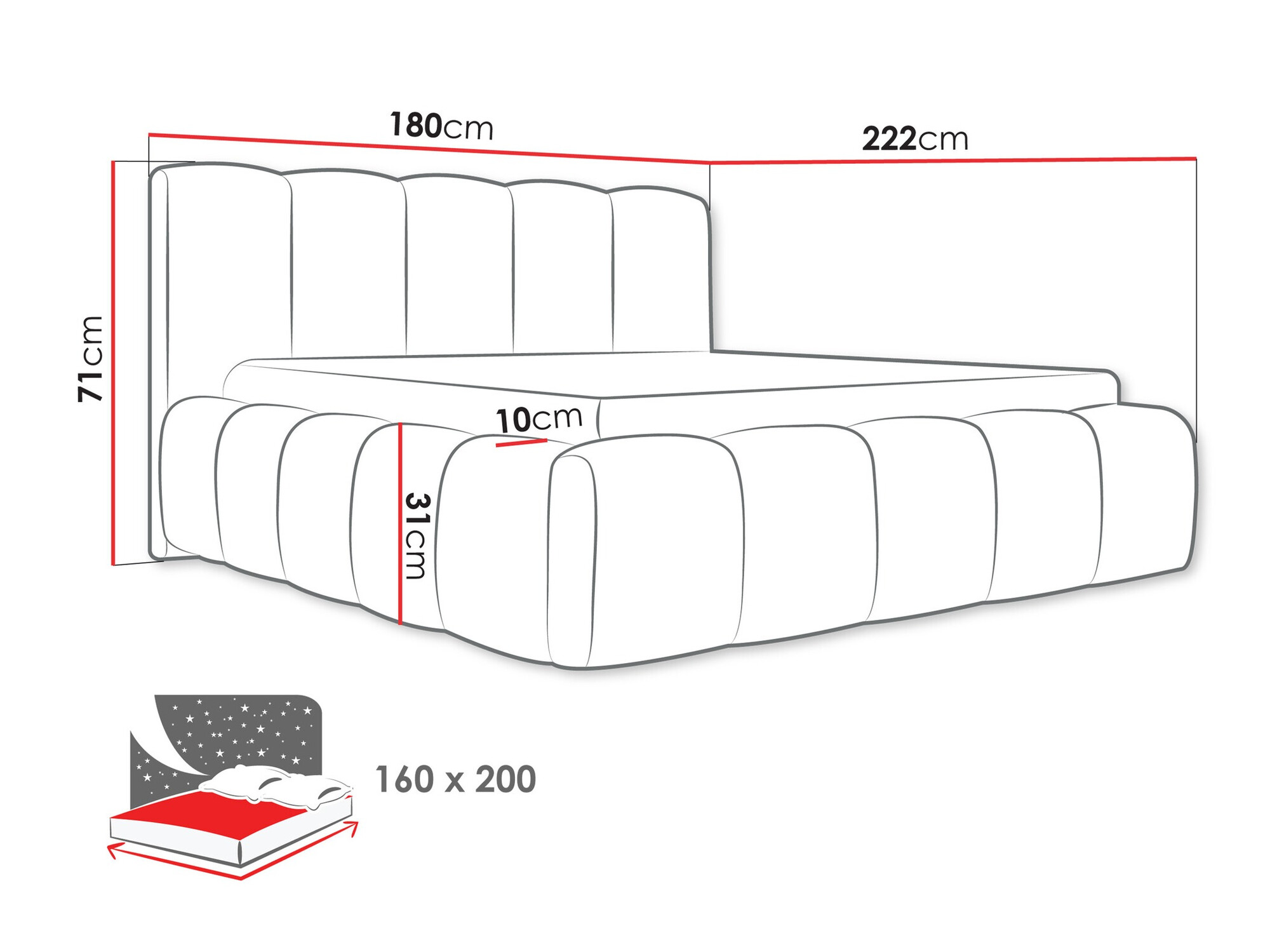 Bed TrendyNest 113 (Kronos 29)